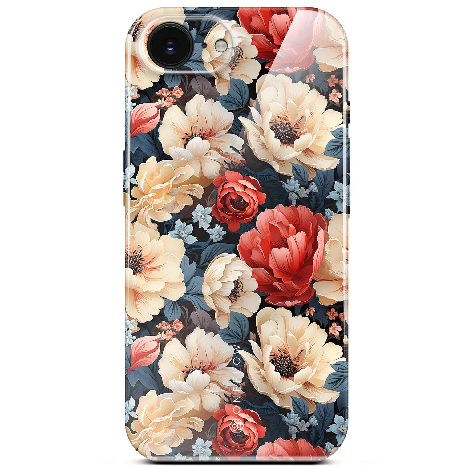 ONEFLOW Flower Cover iPhone 17e Blumen Muster – Weiteres Produktbild 1