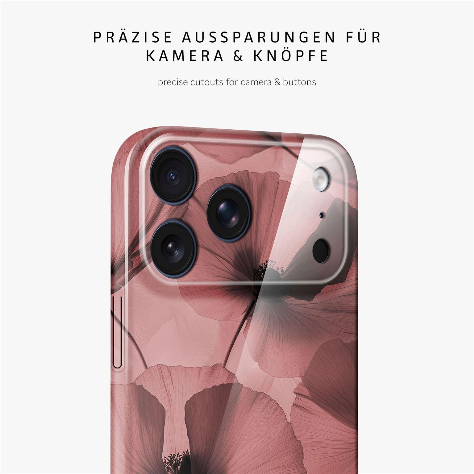 ONEFLOW Flower Cover iPhone 18 Pro Max Blumen Muster Hülle mit Blumen Design – Weiteres Produktbild 7