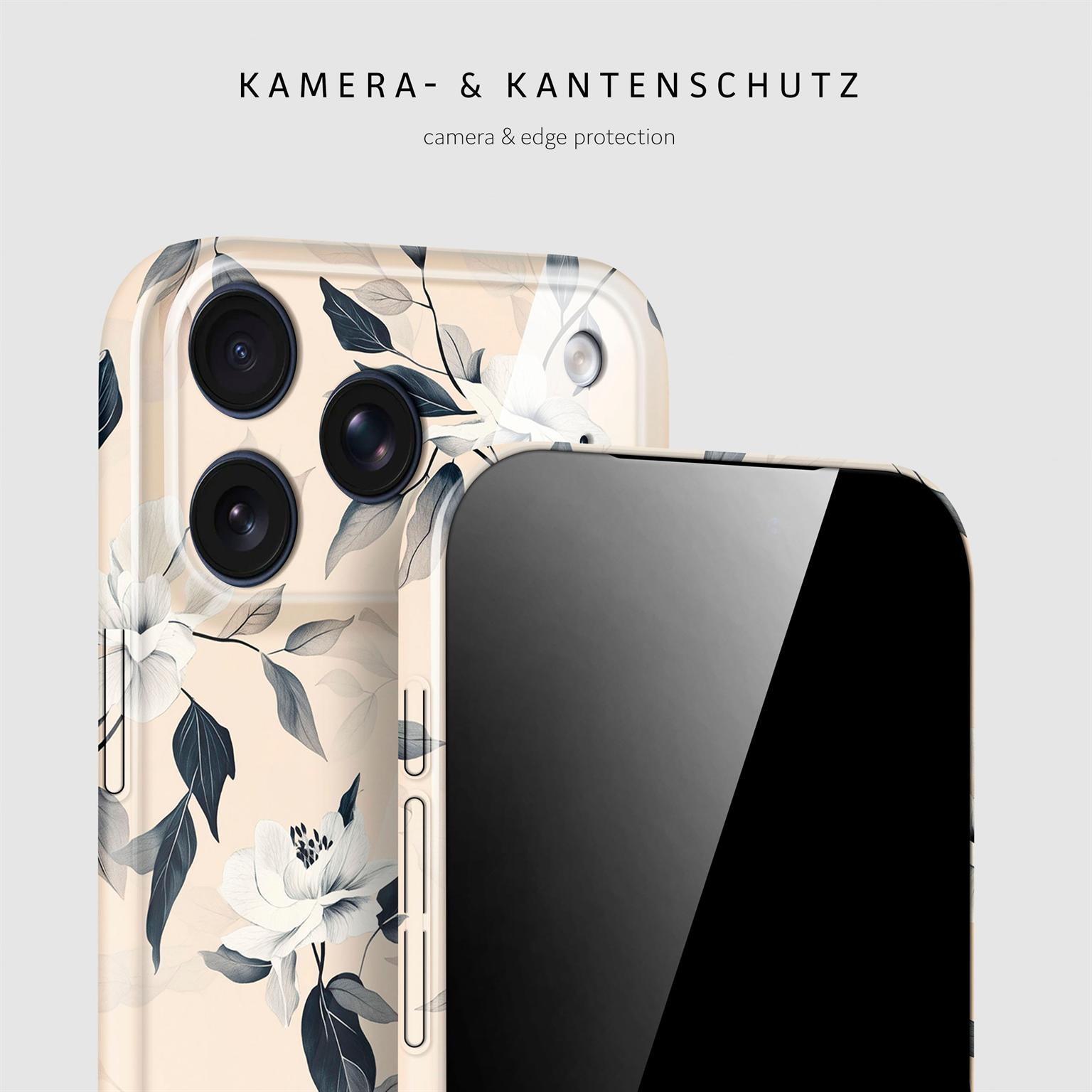 ONEFLOW Flower Cover iPhone 18 Pro Max Blumen Muster Hülle mit Blumen Design – Weiteres Produktbild 2