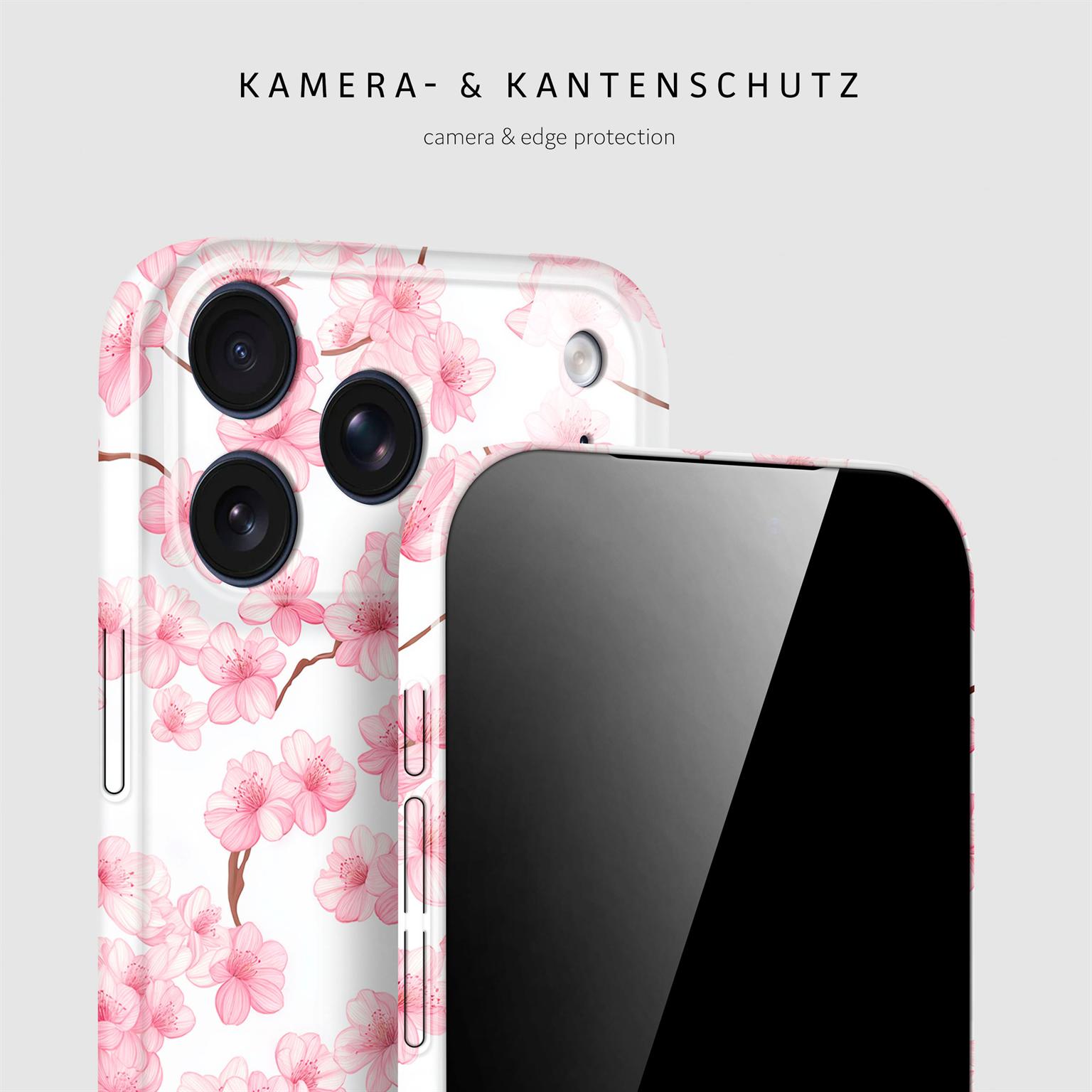 ONEFLOW Flower Cover iPhone 18 Pro Max Blumen Muster Hülle mit Blumen Design – Weiteres Produktbild 2