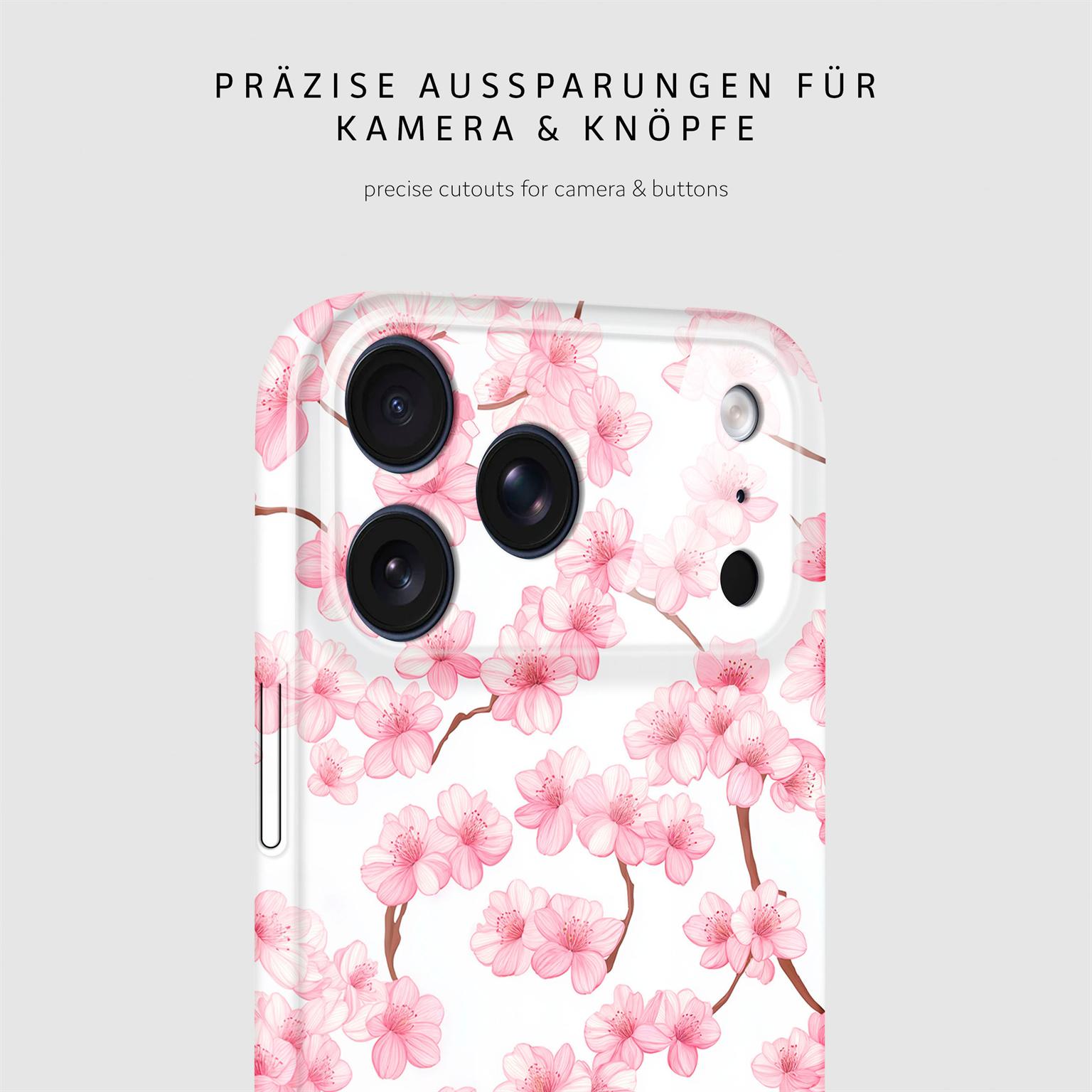 ONEFLOW Flower Cover iPhone 18 Pro Max Blumen Muster Hülle mit Blumen Design – Weiteres Produktbild 7