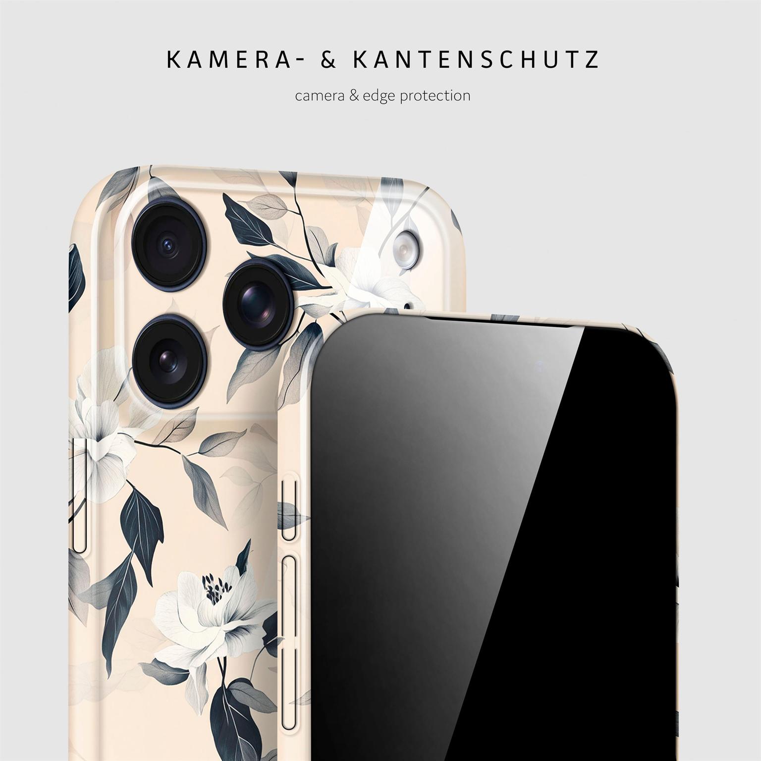 ONEFLOW Flower Cover iPhone 18 Pro Blumen Muster Hülle mit Blumen Design – Weiteres Produktbild 2