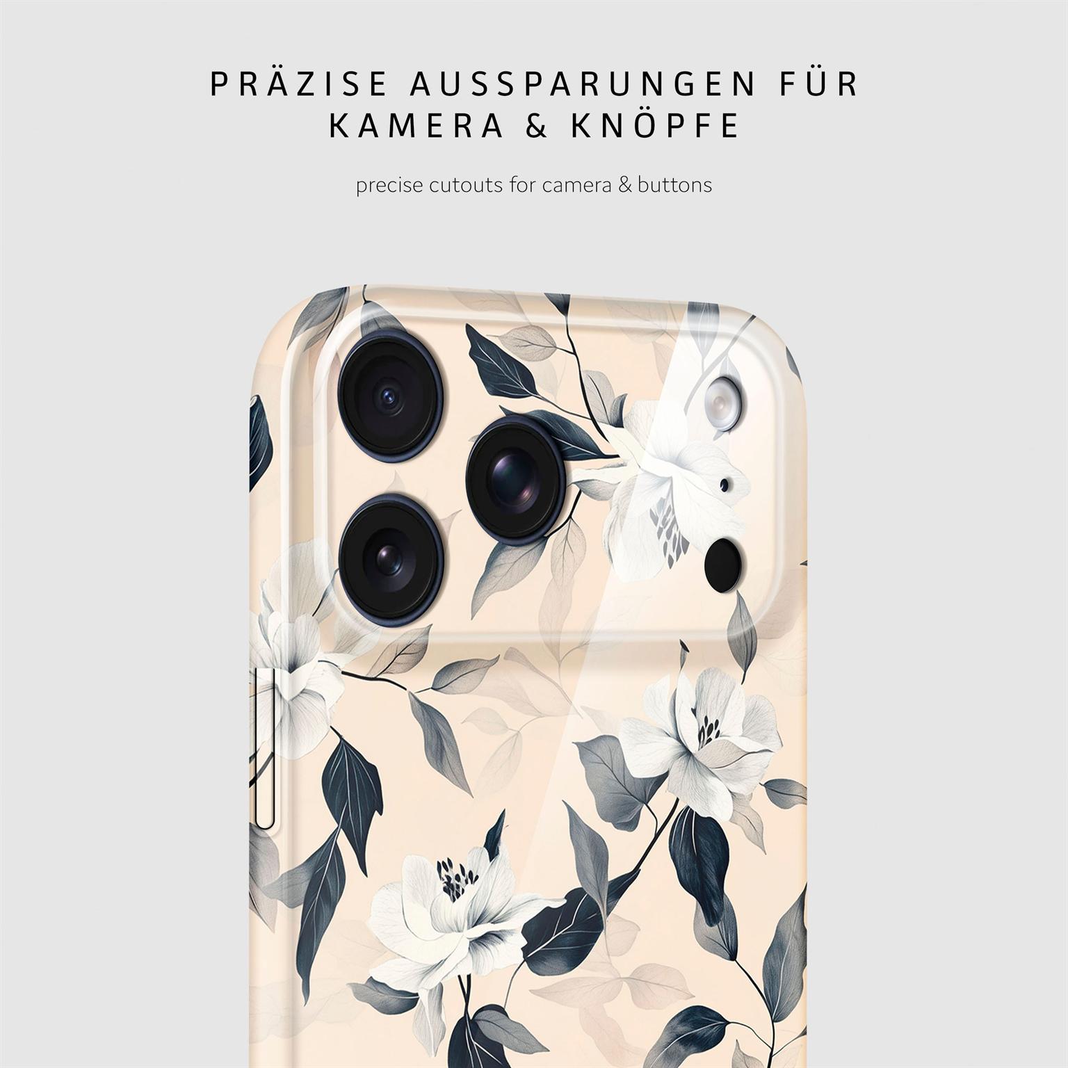 ONEFLOW Flower Cover iPhone 18 Pro Blumen Muster Hülle mit Blumen Design – Weiteres Produktbild 7