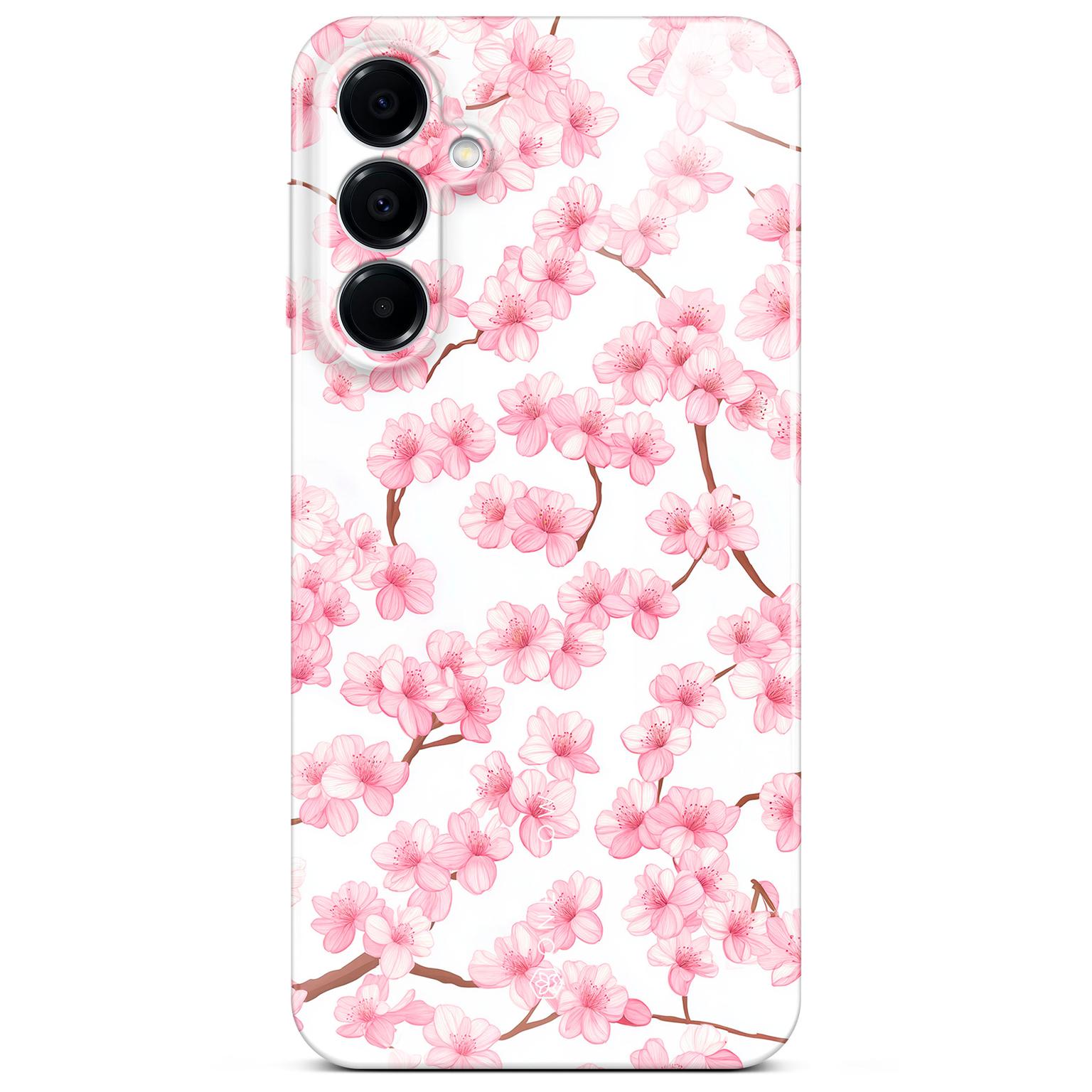 ONEFLOW Flower Cover Samsung Galaxy A16 (4G) Blumen Muster Hülle mit Blumen Design – Sakura Breeze ONEFLOW Flower Cover Samsung Galaxy A16 (4G) Blumen Muster Hülle mit Blumen Design – Sakura Breeze