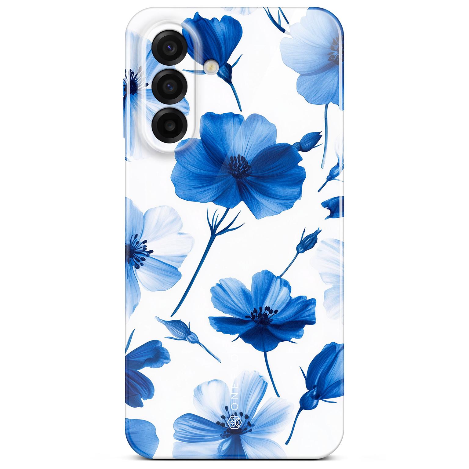 ONEFLOW Flower Cover Samsung Galaxy A17 5G Blumen Muster Hülle mit Blumen Design – Blue Dreamwave ONEFLOW Flower Cover Samsung Galaxy A17 5G Blumen Muster Hülle mit Blumen Design – Blue Dreamwave