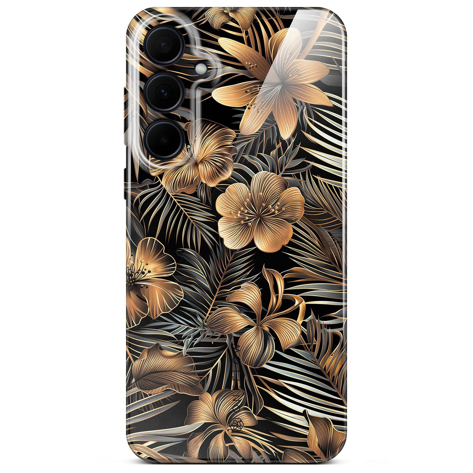 ONEFLOW Flower Cover Samsung Galaxy A35 5G Blumen Muster Hülle mit Blumen Design – Exotic Glow ONEFLOW Flower Cover Samsung Galaxy A35 5G Blumen Muster Hülle mit Blumen Design – Exotic Glow