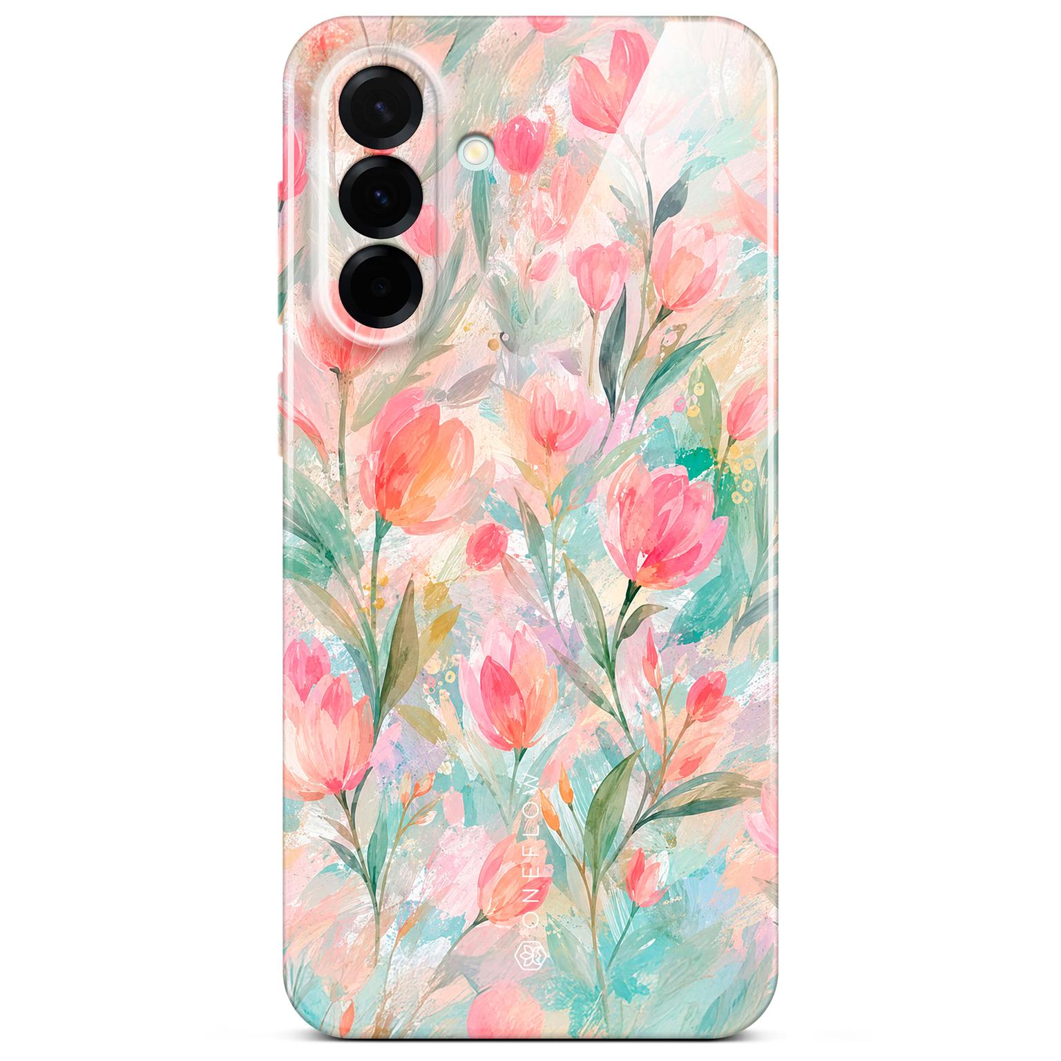 ONEFLOW Flower Cover Samsung Galaxy A37 5G Hülle mit Blumen Design – Tulip Sorbet ONEFLOW Flower Cover Samsung Galaxy A37 5G Hülle mit Blumen Design – Tulip Sorbet