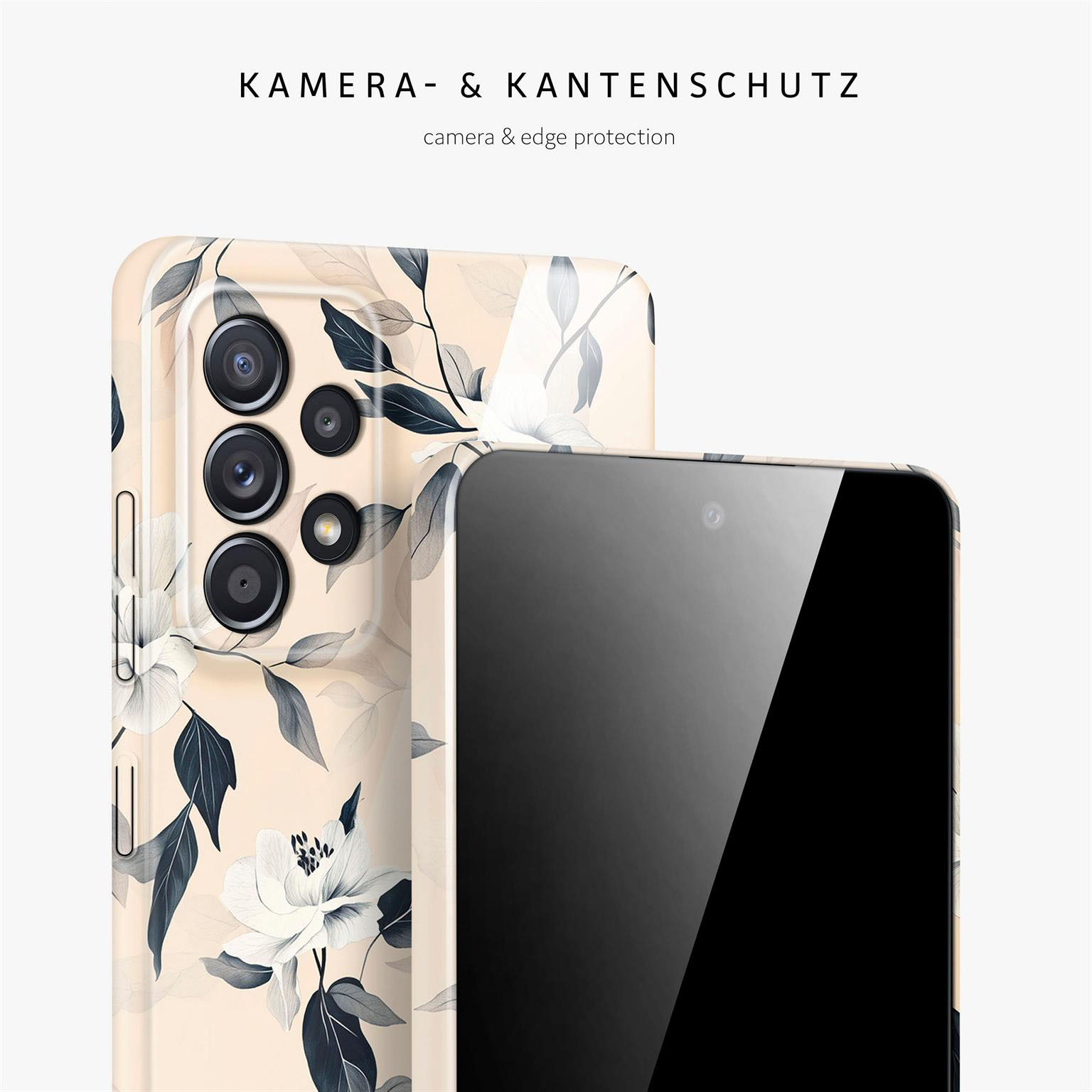 ONEFLOW Flower Cover Samsung Galaxy A52 Hülle mit Blumen Design – Weiteres Produktbild 2