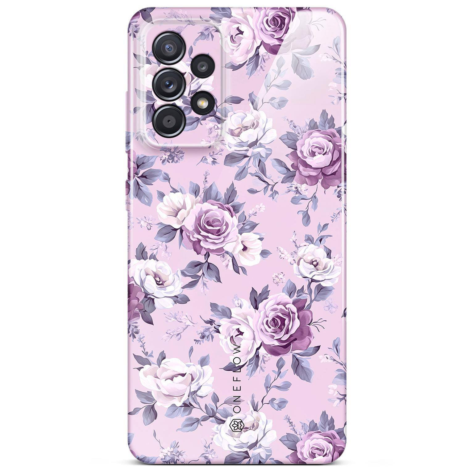ONEFLOW Flower Cover Samsung Galaxy A52 Blumen Muster Hülle mit Blumen Design – Lavender Dream ONEFLOW Flower Cover Samsung Galaxy A52 Blumen Muster Hülle mit Blumen Design – Lavender Dream