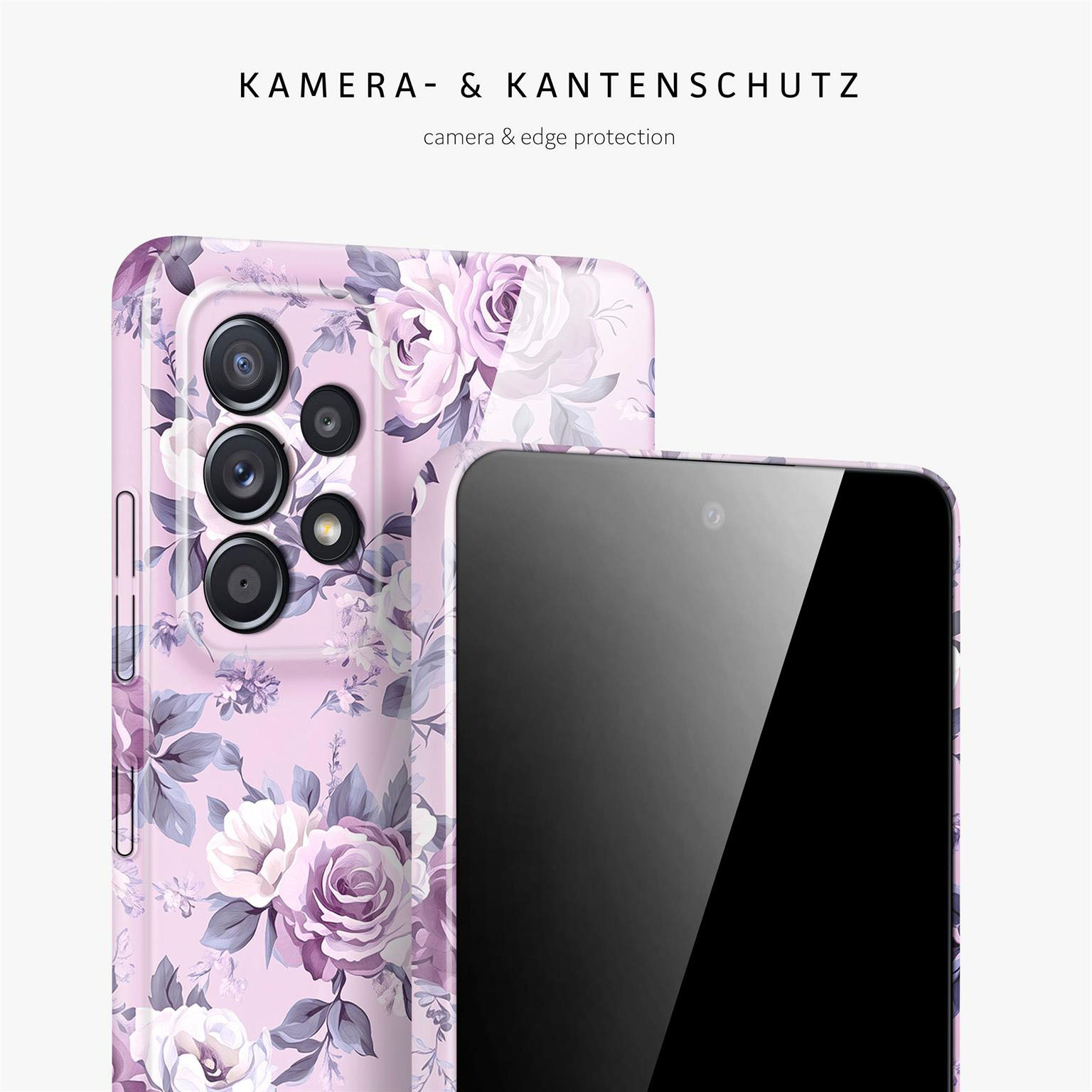 ONEFLOW Flower Cover Samsung Galaxy A52 Hülle mit Blumen Design – Weiteres Produktbild 2 ONEFLOW Flower Cover Samsung Galaxy A52 Hülle mit Blumen Design – Weiteres Produktbild 2