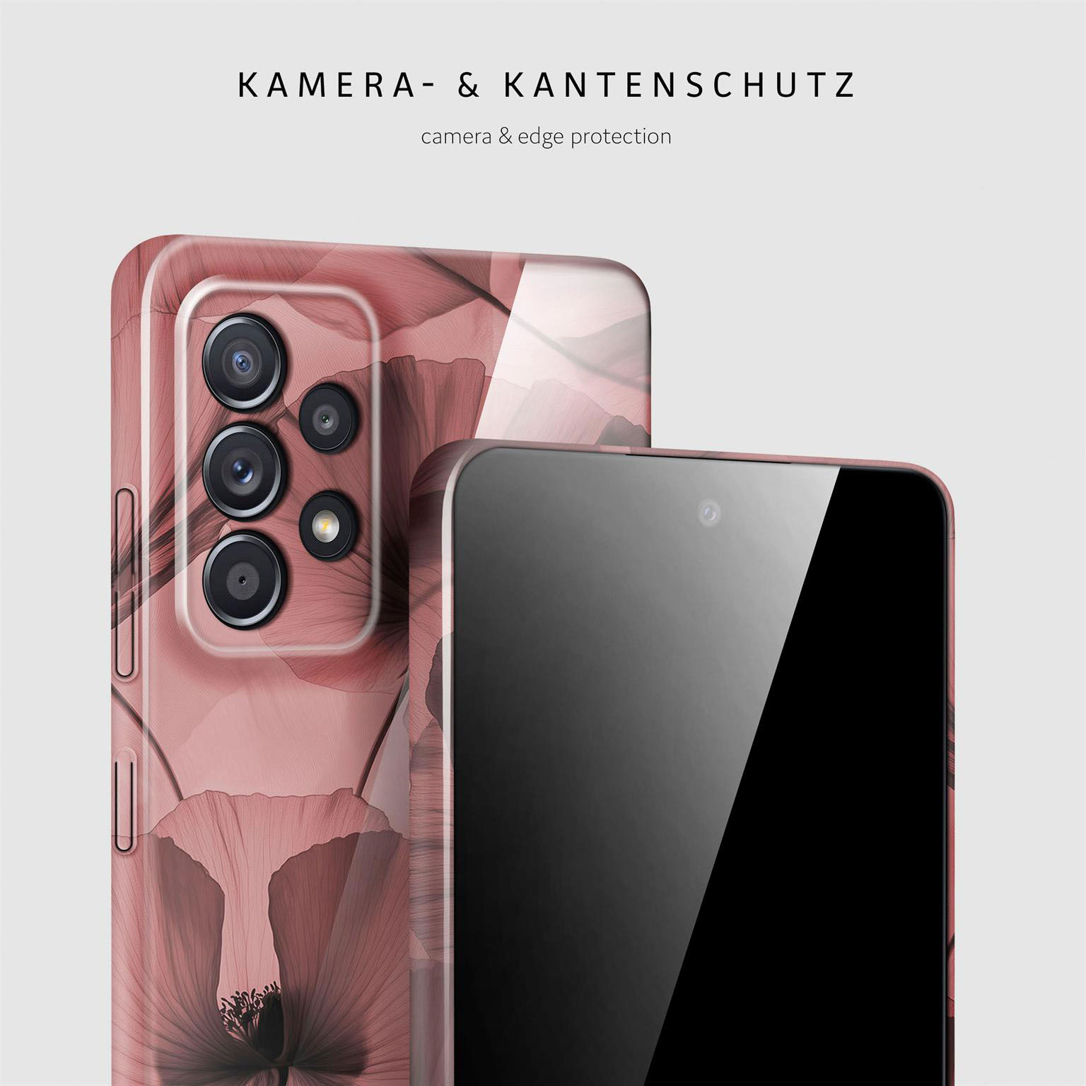 ONEFLOW Flower Cover Samsung Galaxy A52s 5G Hülle mit Blumen Design – Weiteres Produktbild 2