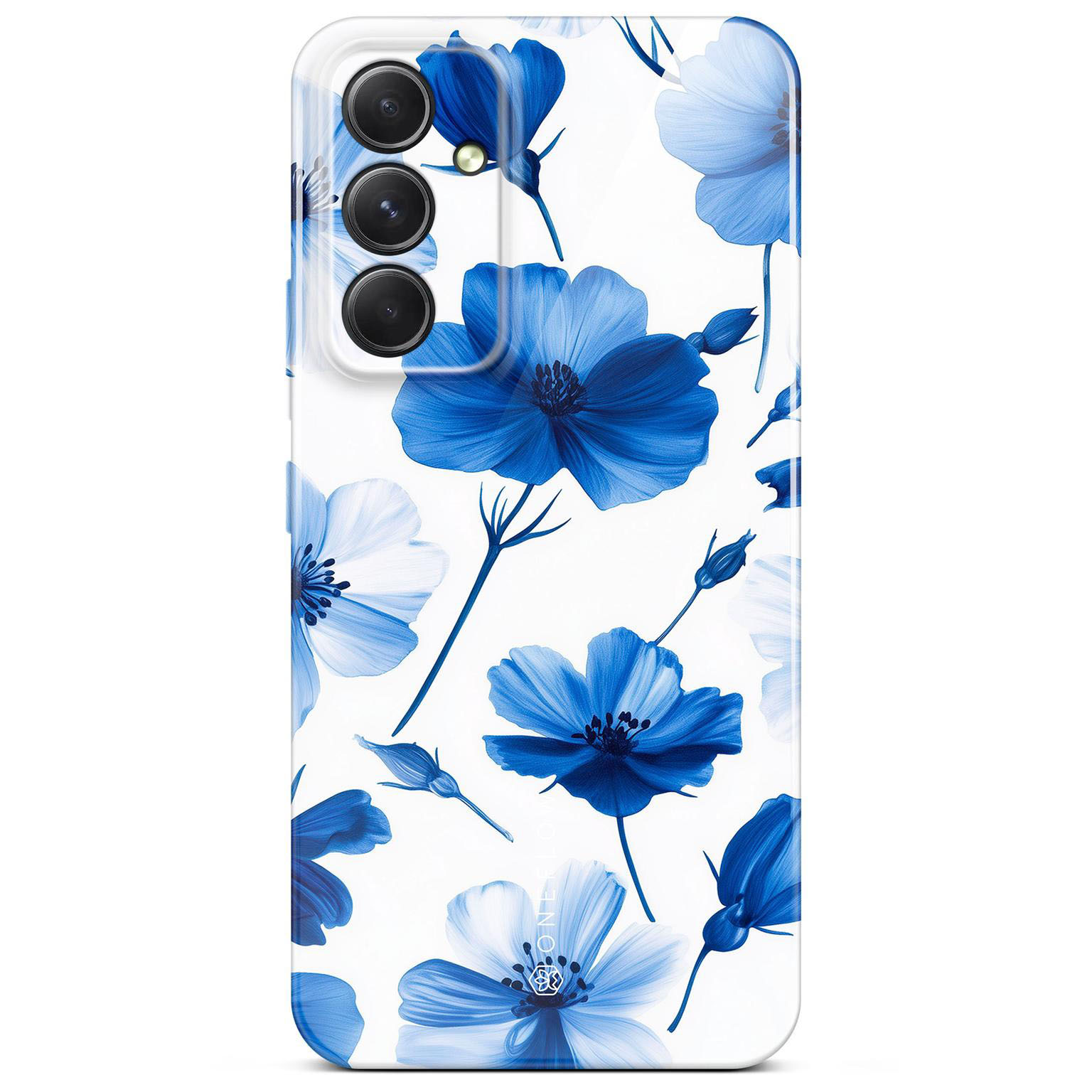 ONEFLOW Flower Cover Samsung Galaxy A54 5G Blumen Muster Hülle mit Blumen Design – Blue Dreamwave ONEFLOW Flower Cover Samsung Galaxy A54 5G Blumen Muster Hülle mit Blumen Design – Blue Dreamwave