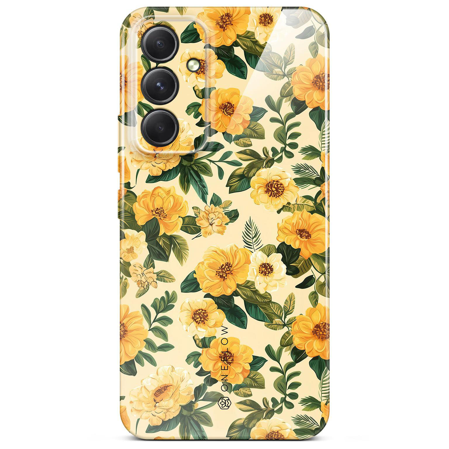 ONEFLOW Flower Cover Samsung Galaxy A54 5G Blumen Muster Hülle mit Blumen Design – Sunny Melody ONEFLOW Flower Cover Samsung Galaxy A54 5G Blumen Muster Hülle mit Blumen Design – Sunny Melody