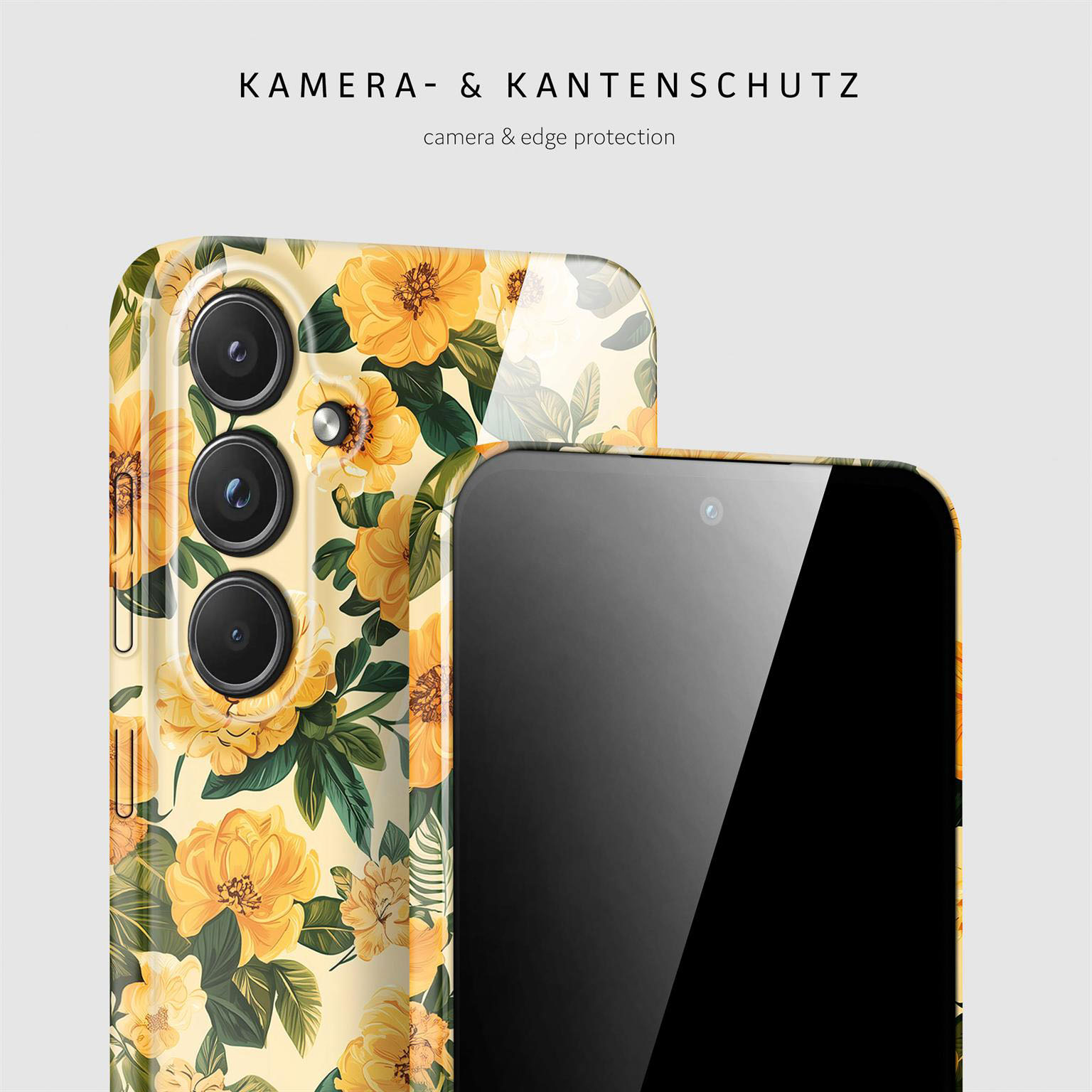 ONEFLOW Flower Cover Samsung Galaxy A55 5G Hülle mit Blumen Design – Weiteres Produktbild 2