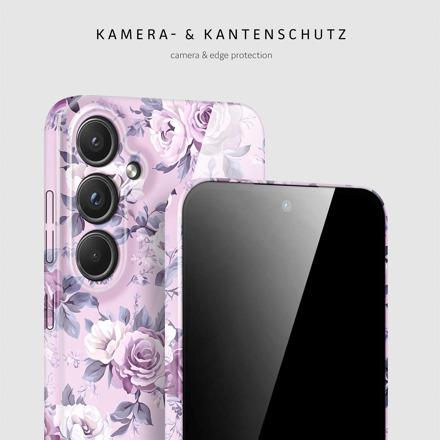ONEFLOW Flower Cover Samsung Galaxy A55 5G Hülle mit Blumen Design – Weiteres Produktbild 2