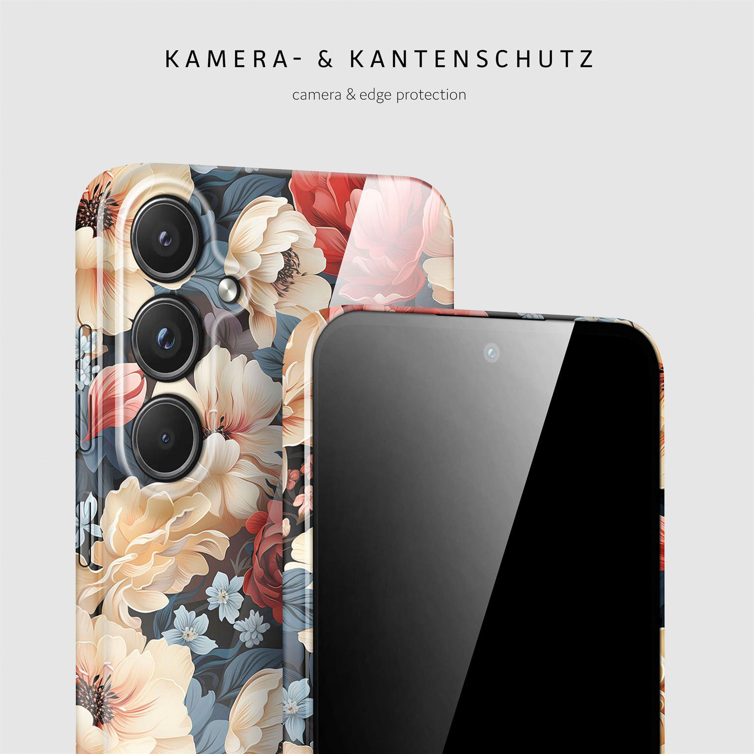 ONEFLOW Flower Cover Samsung Galaxy S20 FE Hülle mit Blumen Design – Weiteres Produktbild 2
