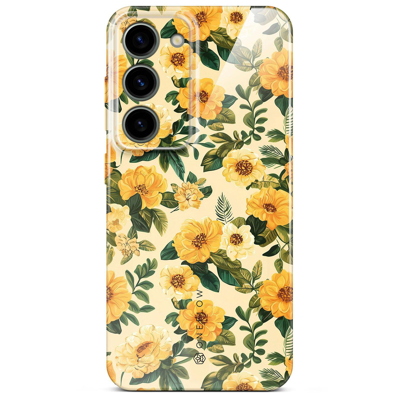 ONEFLOW Flower Cover Samsung Galaxy S23 Blumen Muster Hülle mit Blumen Design – Sunny Melody ONEFLOW Flower Cover Samsung Galaxy S23 Blumen Muster Hülle mit Blumen Design – Sunny Melody