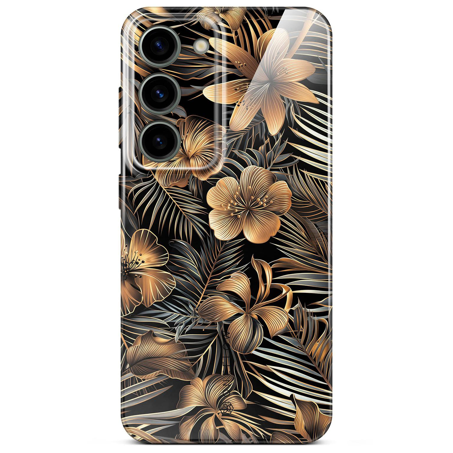 ONEFLOW Flower Cover Samsung Galaxy S23 Blumen Muster Hülle mit Blumen Design – Exotic Glow ONEFLOW Flower Cover Samsung Galaxy S23 Blumen Muster Hülle mit Blumen Design – Exotic Glow
