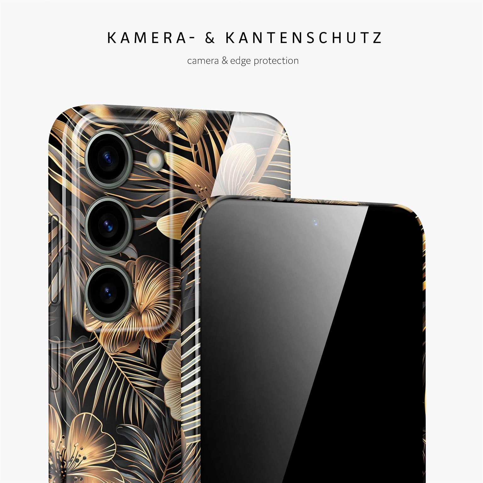 ONEFLOW Flower Cover Samsung Galaxy S23 Hülle mit Blumen Design – Weiteres Produktbild 2