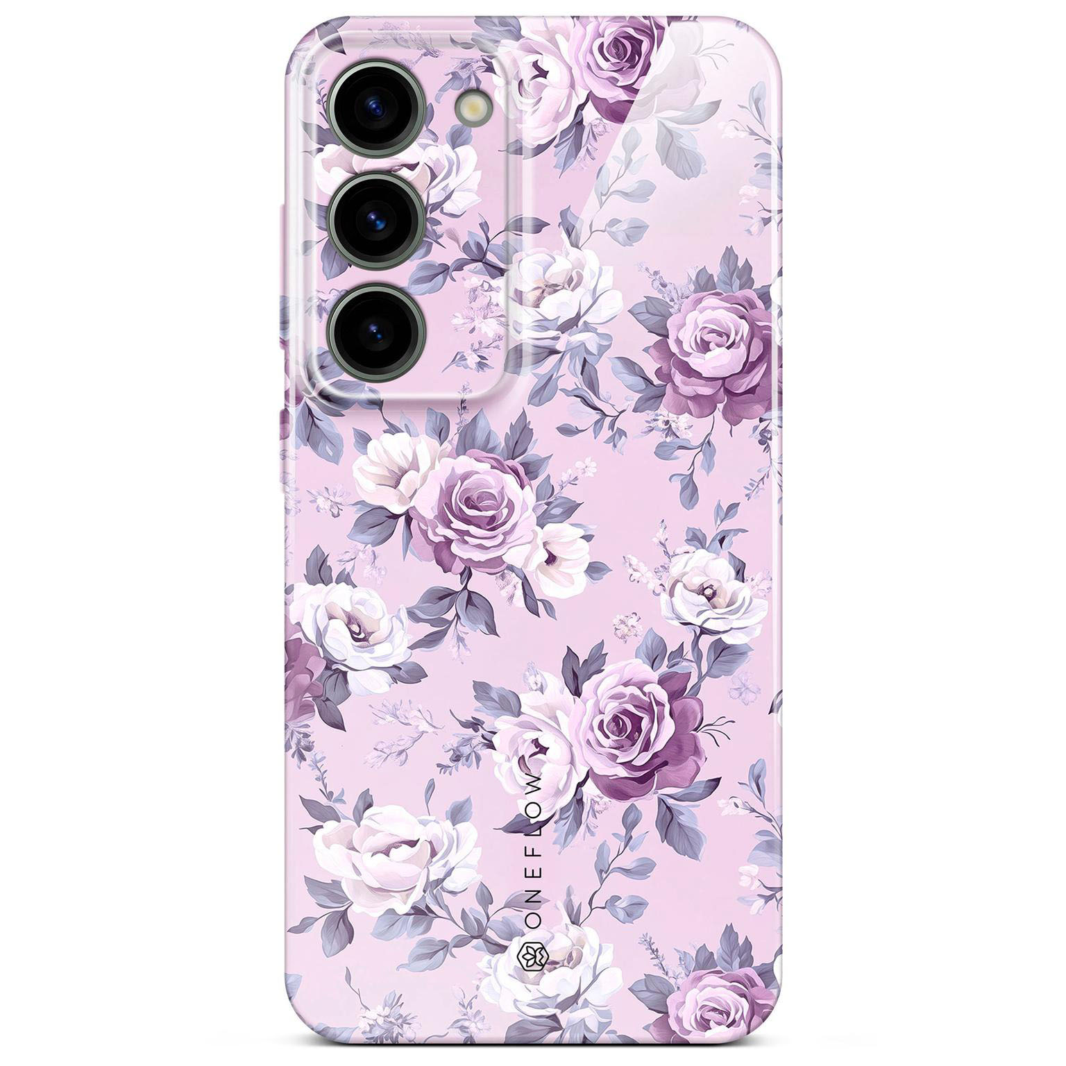 ONEFLOW Flower Cover Samsung Galaxy S23 Blumen Muster Hülle mit Blumen Design – Lavender Dream ONEFLOW Flower Cover Samsung Galaxy S23 Blumen Muster Hülle mit Blumen Design – Lavender Dream