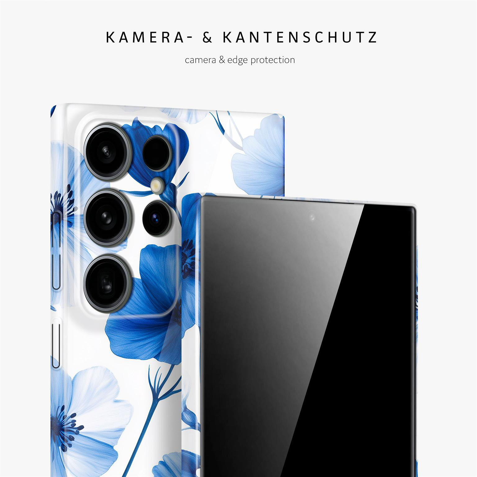ONEFLOW Flower Cover Samsung Galaxy S24 Ultra Hülle mit Blumen Design – Weiteres Produktbild 2
