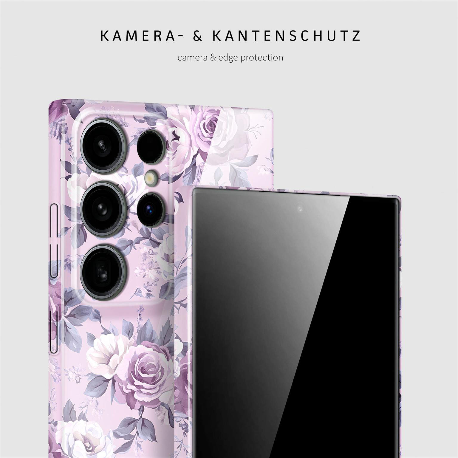 ONEFLOW Flower Cover Samsung Galaxy S24 Ultra Hülle mit Blumen Design – Weiteres Produktbild 2
