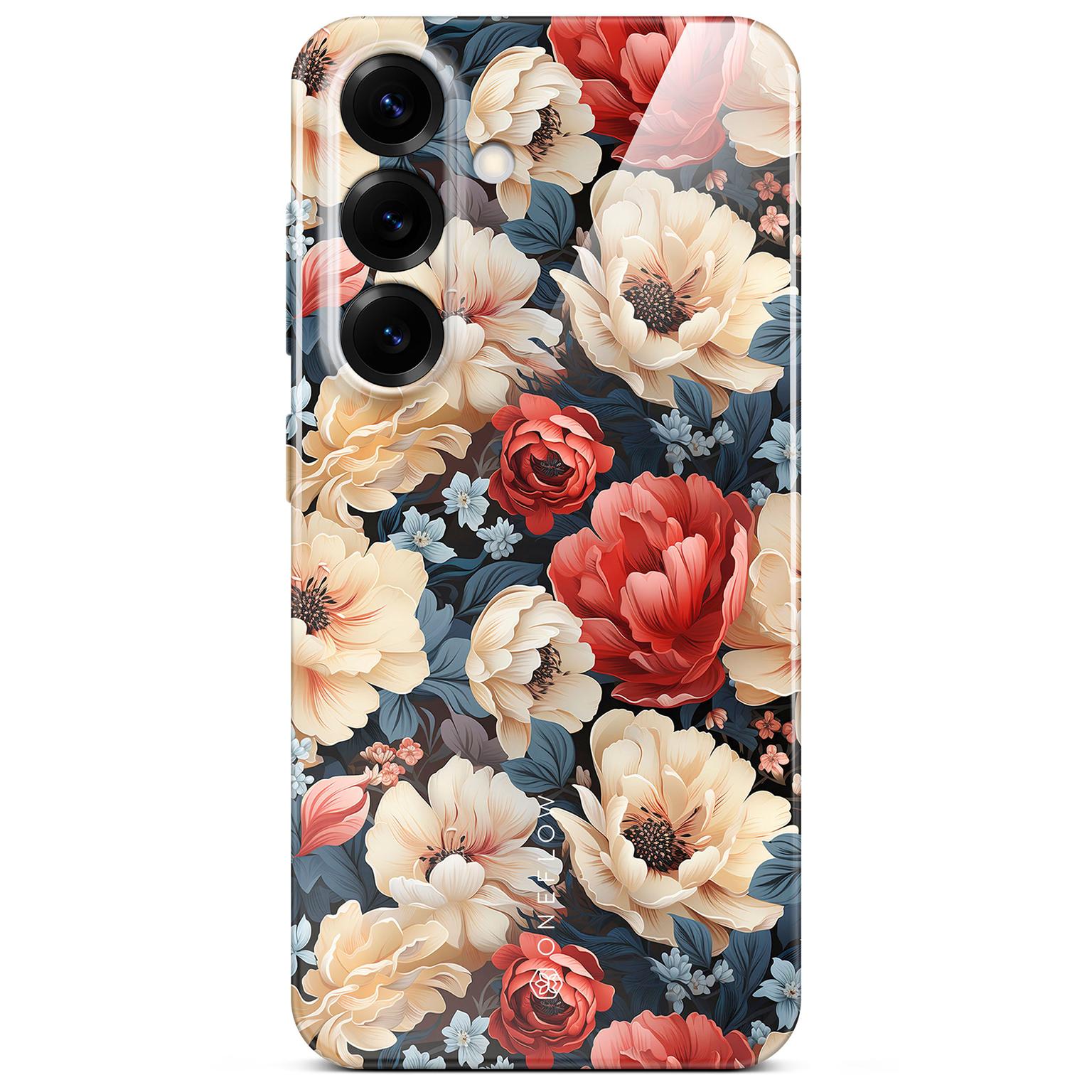 ONEFLOW Flower Cover Samsung Galaxy S25 FE Blumen Muster Hülle mit Blumen Design – Mystic Flora ONEFLOW Flower Cover Samsung Galaxy S25 FE Blumen Muster Hülle mit Blumen Design – Mystic Flora