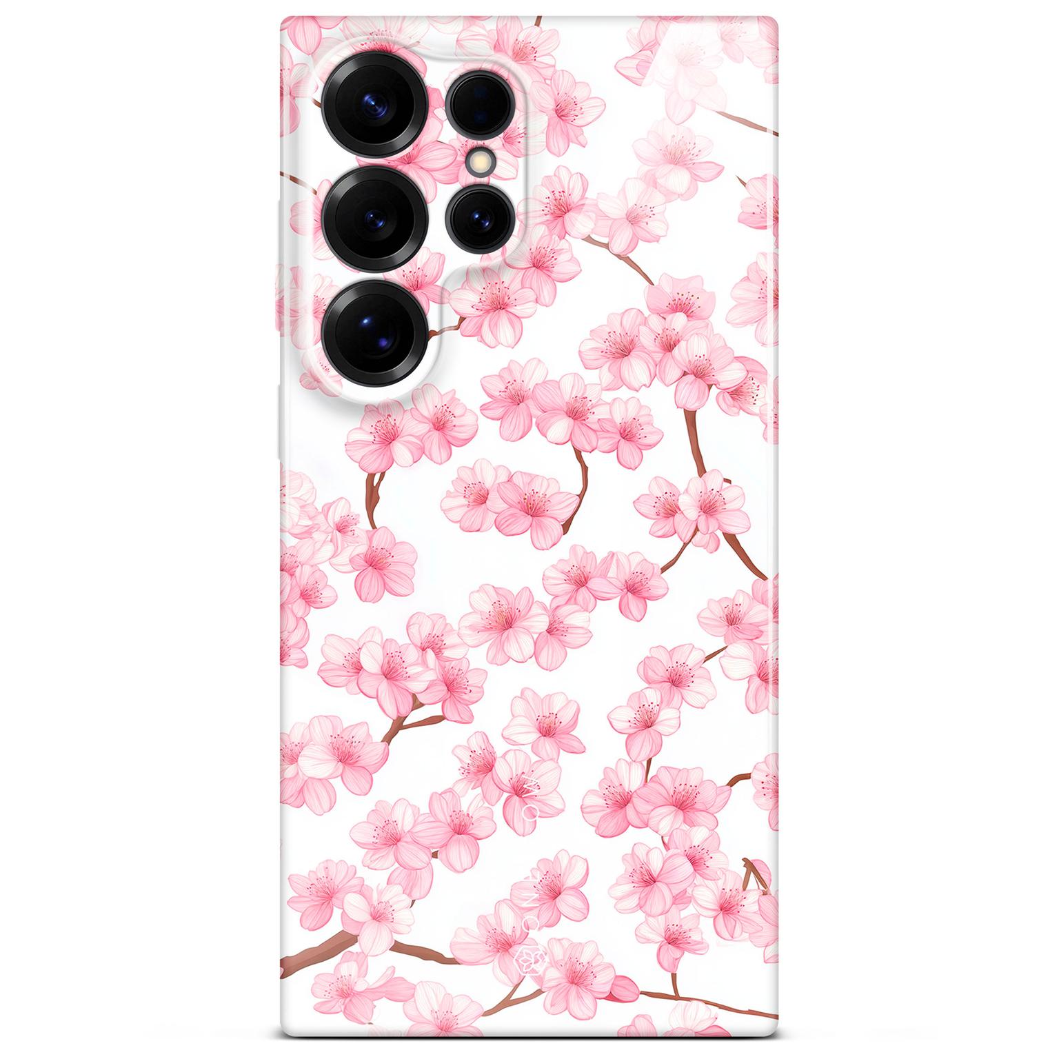ONEFLOW Flower Cover Samsung Galaxy S25 Ultra Blumen Muster Hülle mit Blumen Design – Sakura Breeze ONEFLOW Flower Cover Samsung Galaxy S25 Ultra Blumen Muster Hülle mit Blumen Design – Sakura Breeze