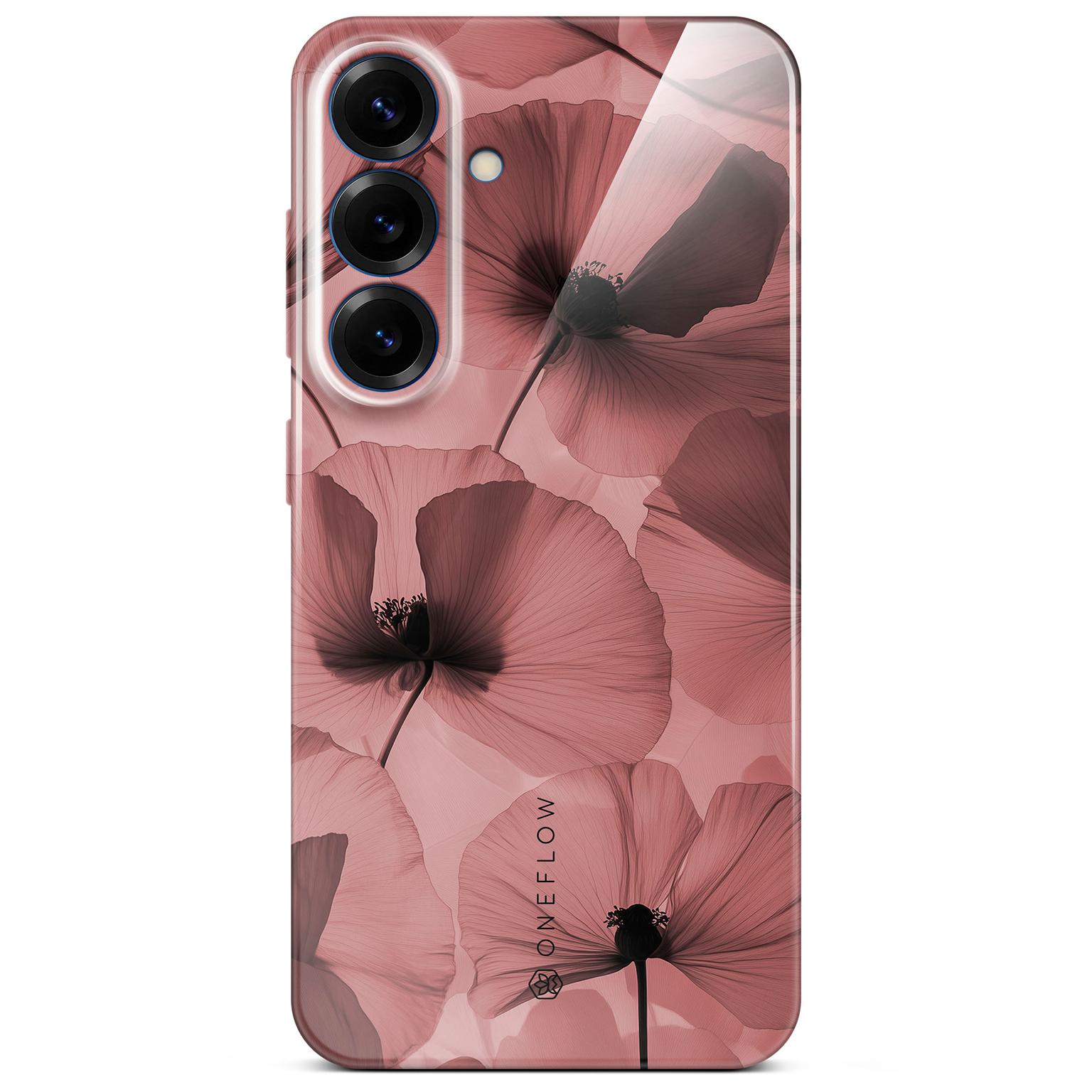 ONEFLOW Flower Cover Samsung Galaxy S25 Hülle mit Blumen Design – Crimson Whisper ONEFLOW Flower Cover Samsung Galaxy S25 Hülle mit Blumen Design – Crimson Whisper