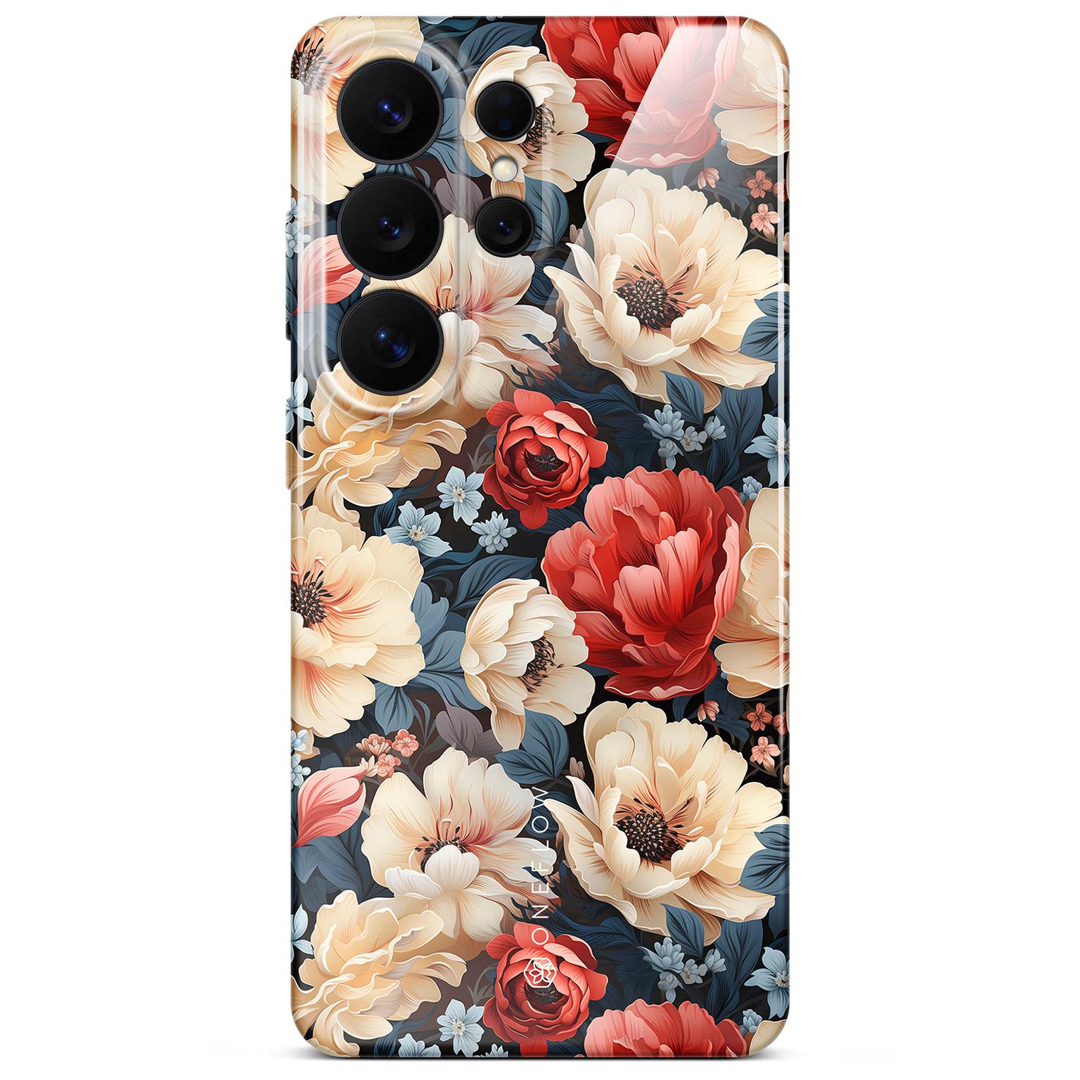 ONEFLOW Flower Cover Samsung Galaxy S26 Ultra Blumen Muster – Weiteres Produktbild 1