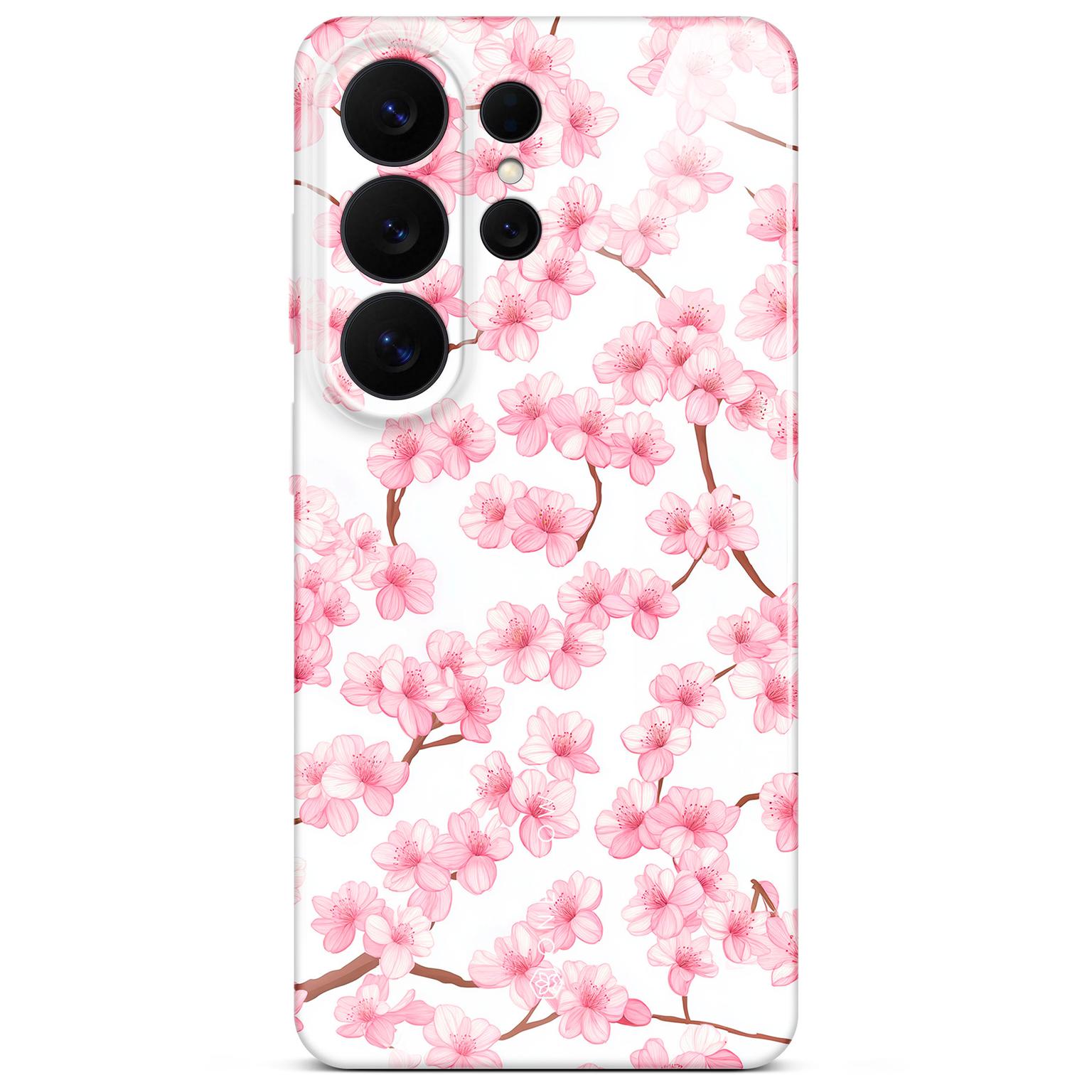 ONEFLOW Flower Cover Samsung Galaxy S26 Ultra Blumen Muster Hülle mit Blumen Design – Sakura Breeze ONEFLOW Flower Cover Samsung Galaxy S26 Ultra Blumen Muster Hülle mit Blumen Design – Sakura Breeze