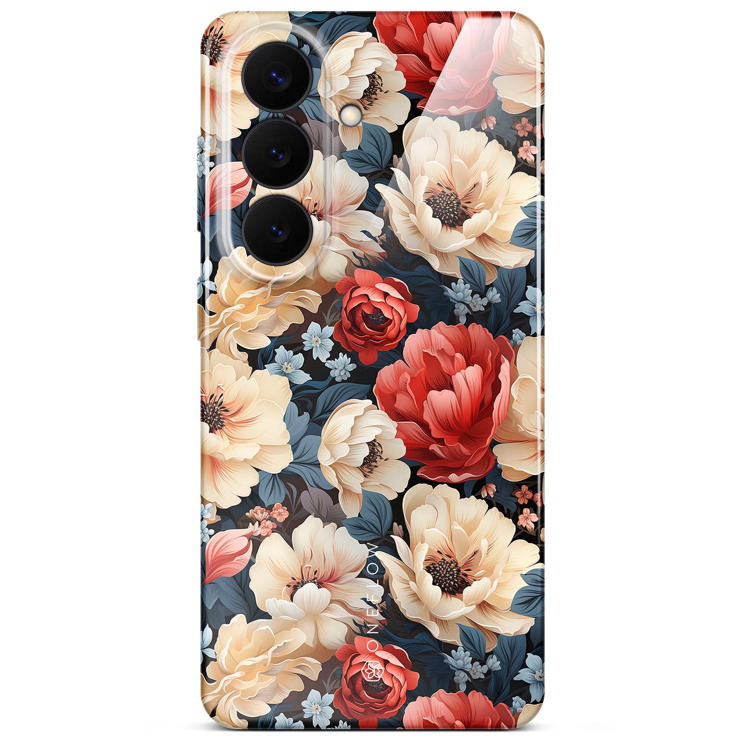 ONEFLOW Flower Cover Samsung Galaxy S26 Blumen Muster – Weiteres Produktbild 1