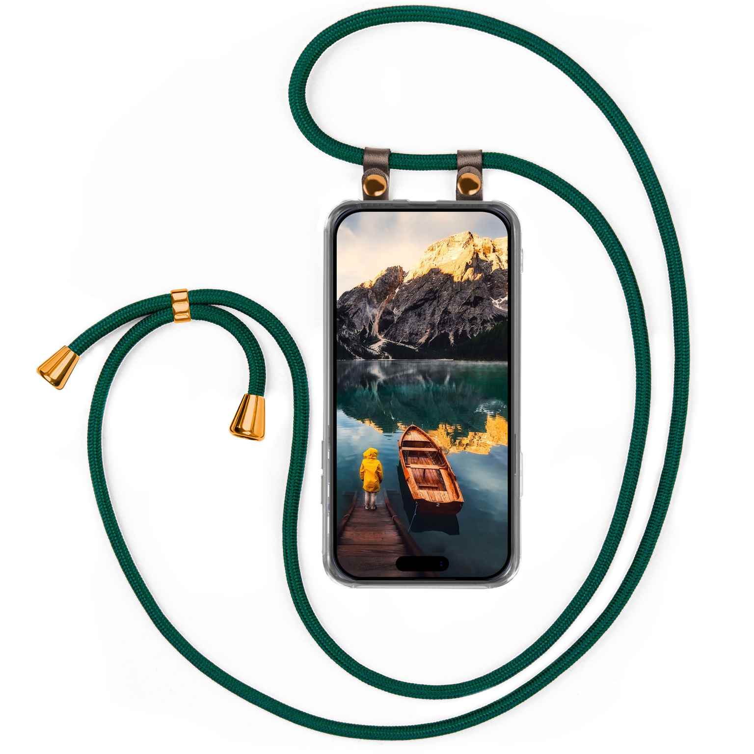 moex Free Spirit iPhone 18 Pro Max Hülle mit Band abnehmbar – Dunkelgrün moex Free Spirit iPhone 18 Pro Max Hülle mit Band abnehmbar – Dunkelgrün