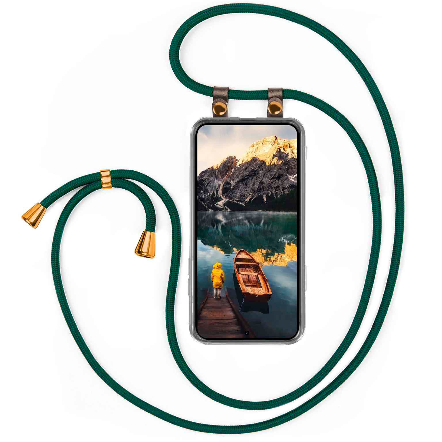 moex Free Spirit Google Pixel 11 Pro Hülle mit Band abnehmbar – Dunkelgrün