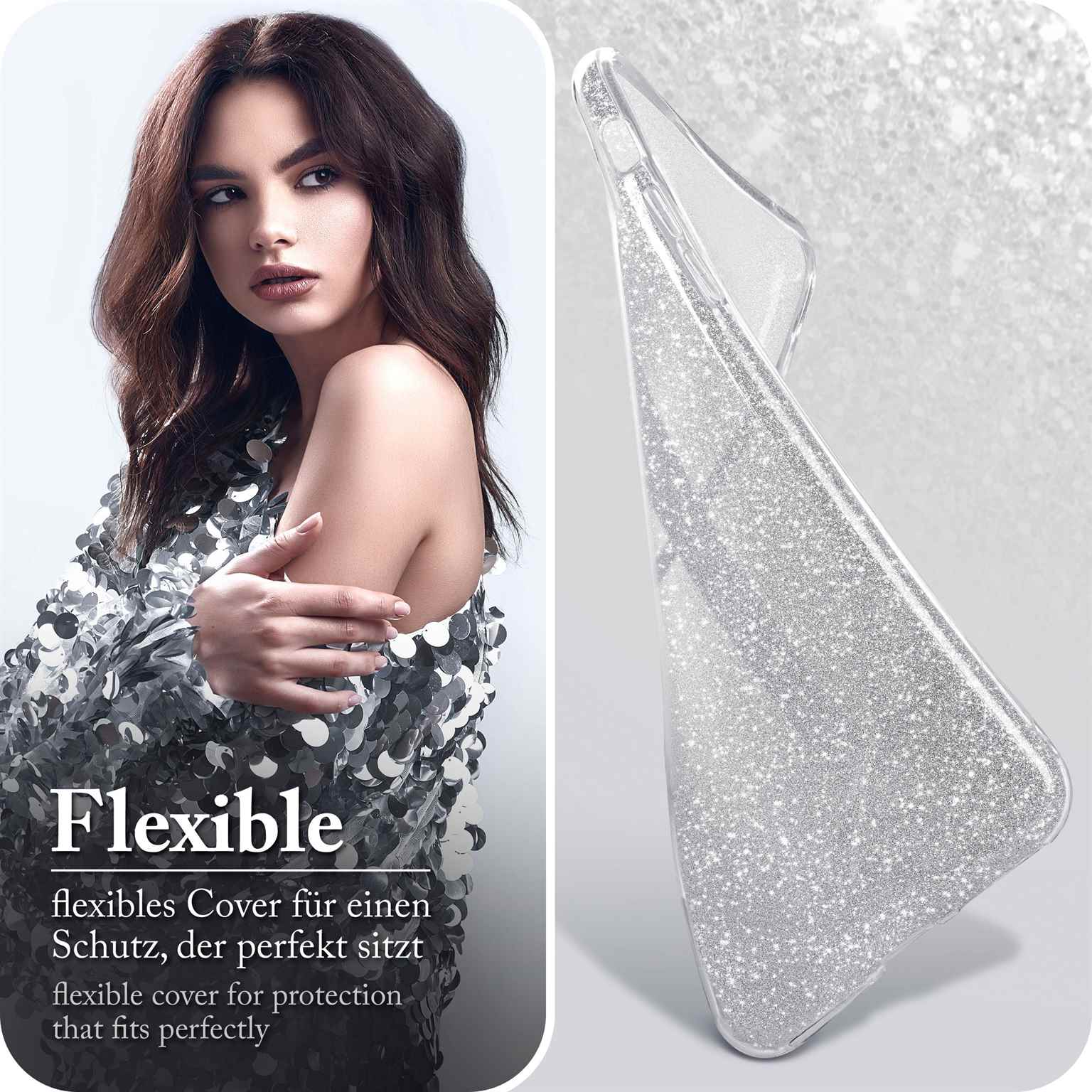 ONEFLOW Glitter Case iPhone 7 Plus mit Glitzer Look – Weiteres Produktbild 4