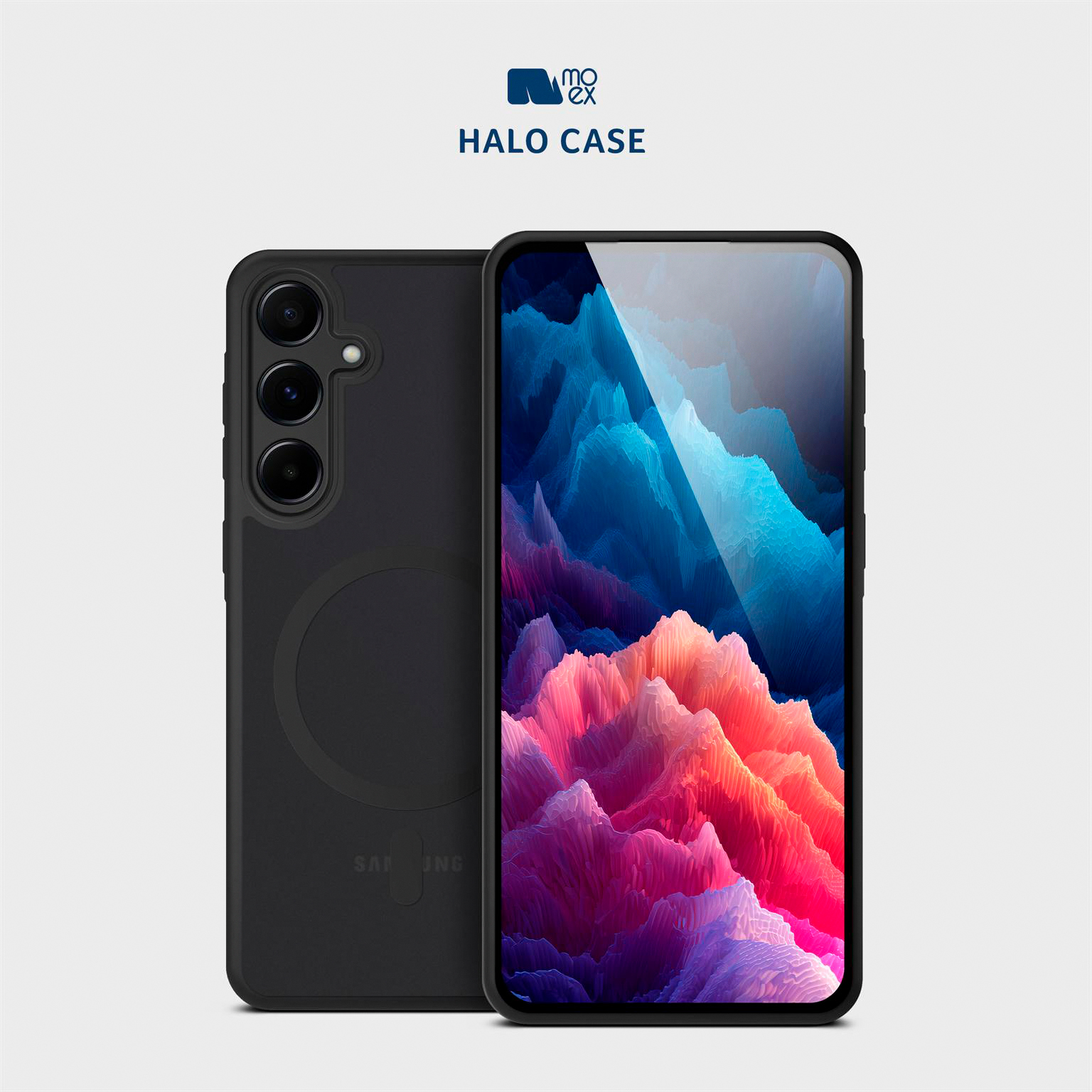 moex Halo Case Samsung Galaxy A55 5G MagSafe Bumper Hülle – Weiteres Produktbild 2