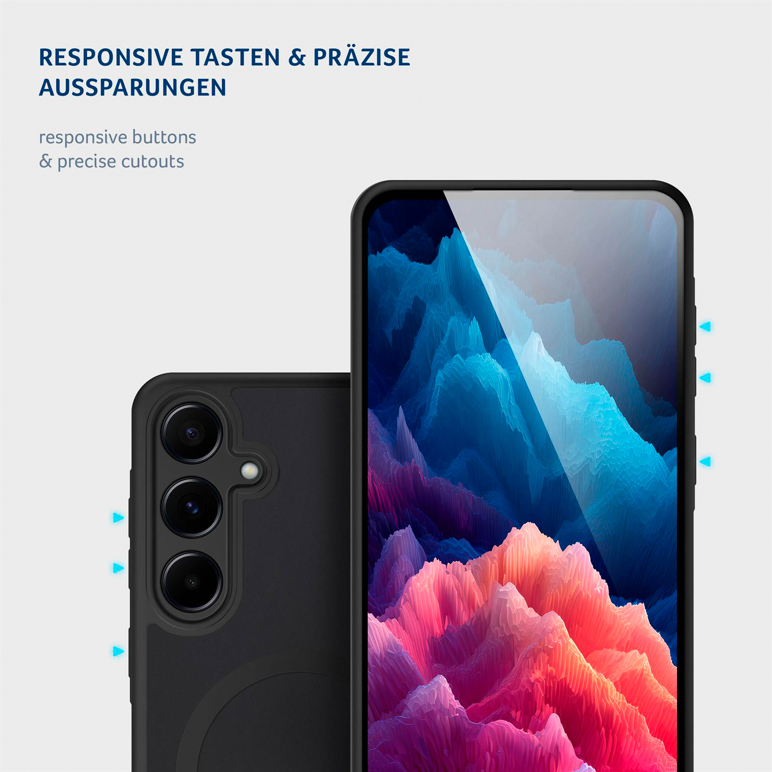 moex Halo Case Samsung Galaxy A55 5G MagSafe Bumper Hülle – Weiteres Produktbild 5