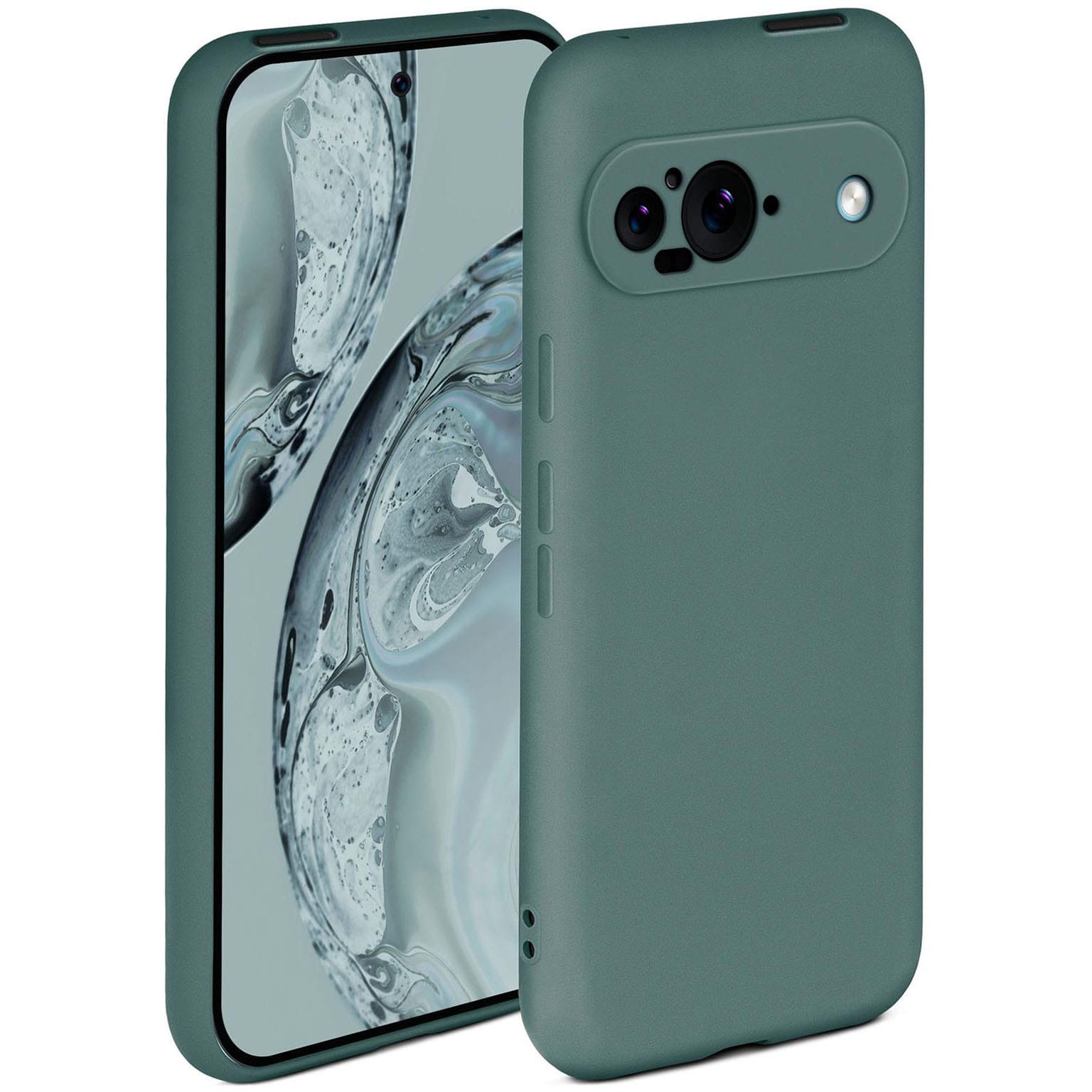 ONEFLOW Soft Case Google Pixel 9 mit Kameraschutz – Petrol