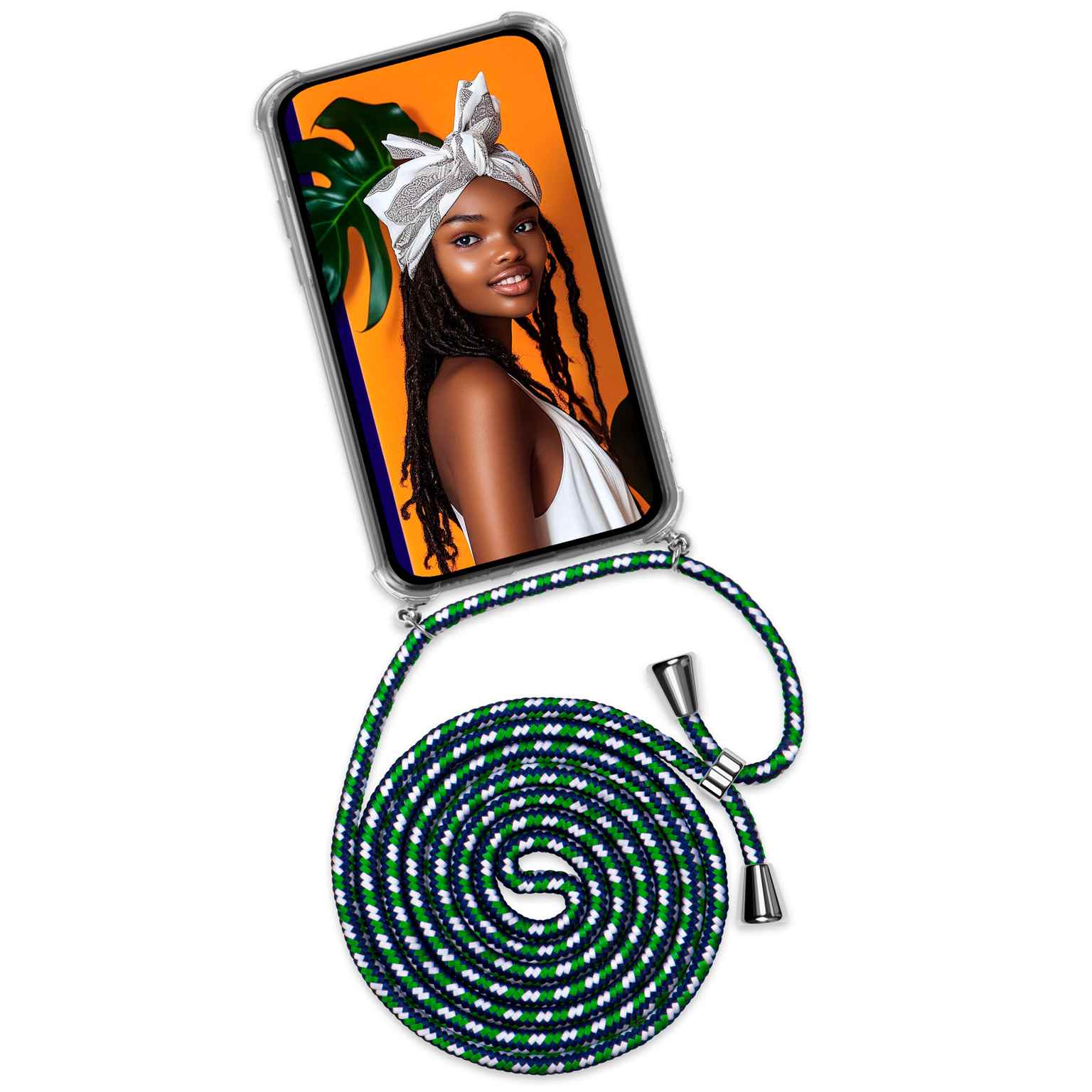 ONEFLOW Twist Case Samsung Galaxy A36 5G Handykette – Stoff Kordel Hauptbild