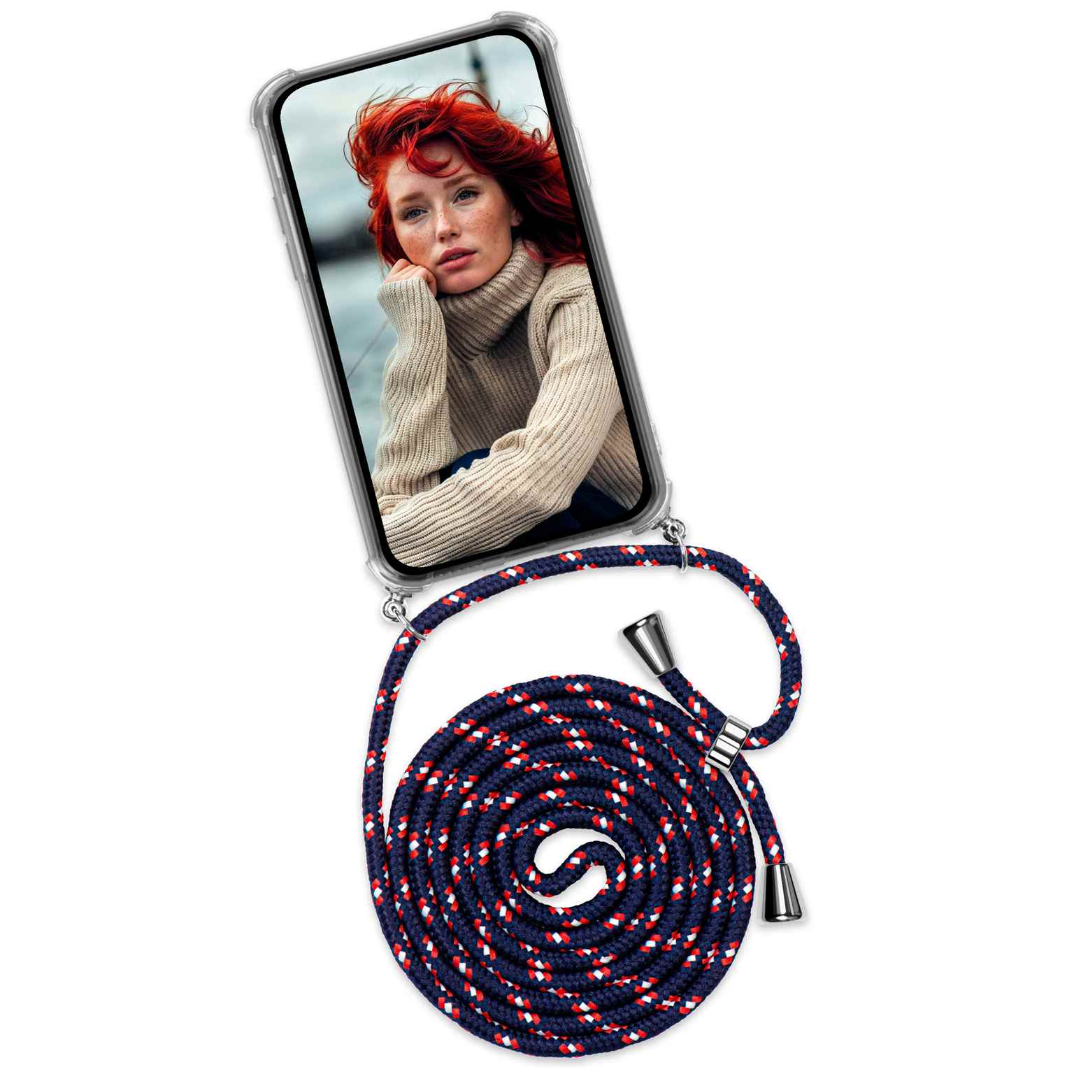 ONEFLOW Twist Case Samsung Galaxy A36 5G Handykette – Stoff Kordel Hauptbild