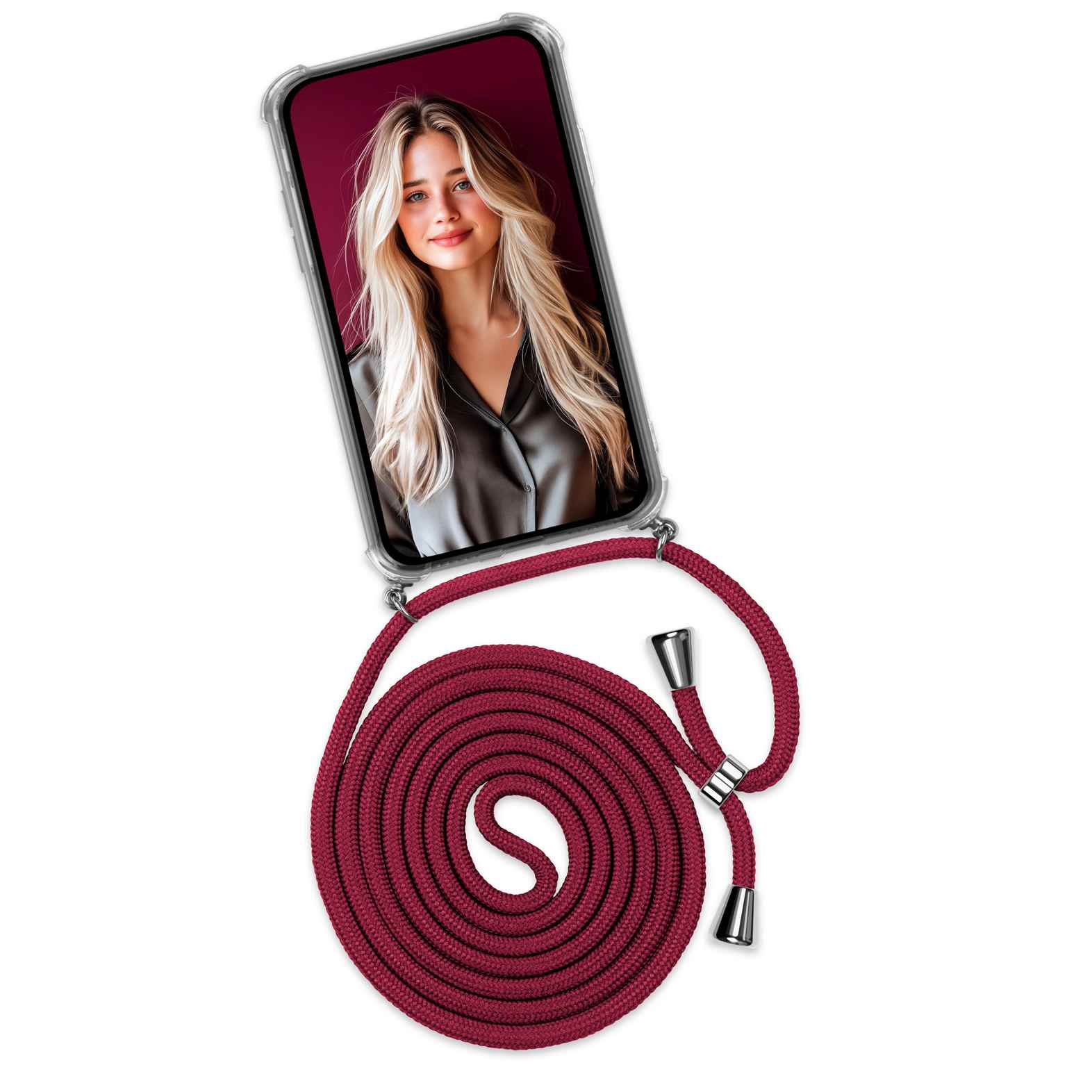 ONEFLOW Twist Case Samsung Galaxy A36 5G Handykette – Stoff Kordel – Weiteres Produktbild 1
