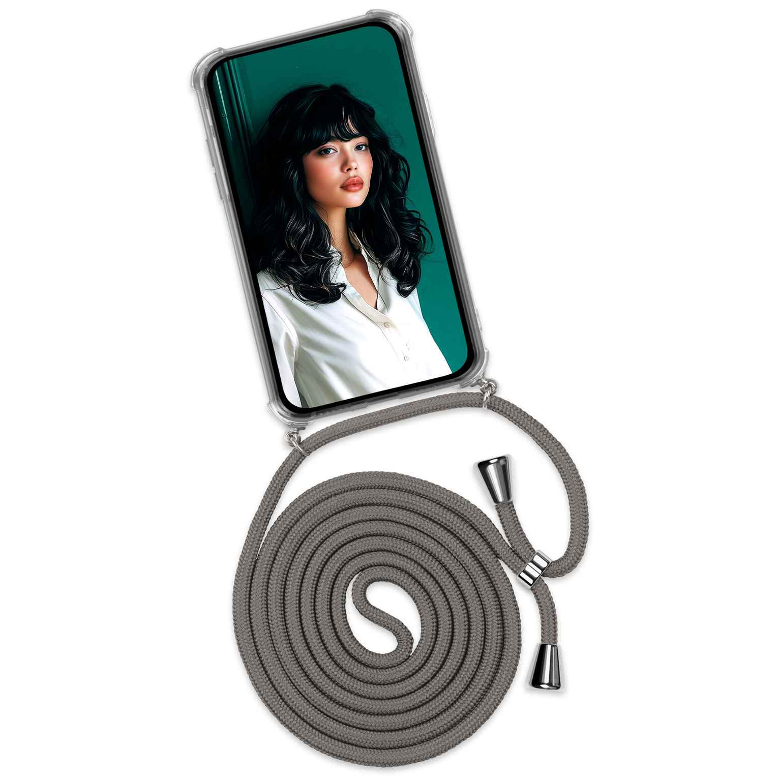 ONEFLOW Twist Case Samsung Galaxy A36 5G Handykette – Stoff Kordel – Weiteres Produktbild 1