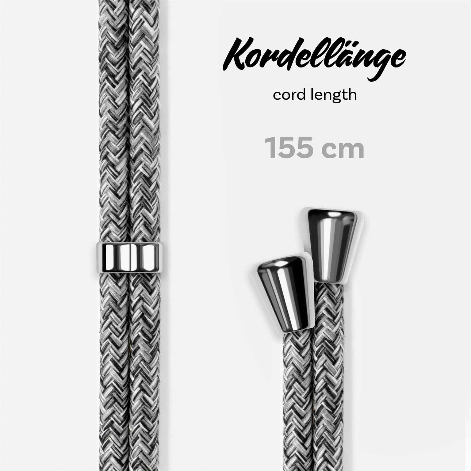 ONEFLOW Twist Case Samsung Galaxy A36 5G Handykette – Stoff Kordel – Weiteres Produktbild 6