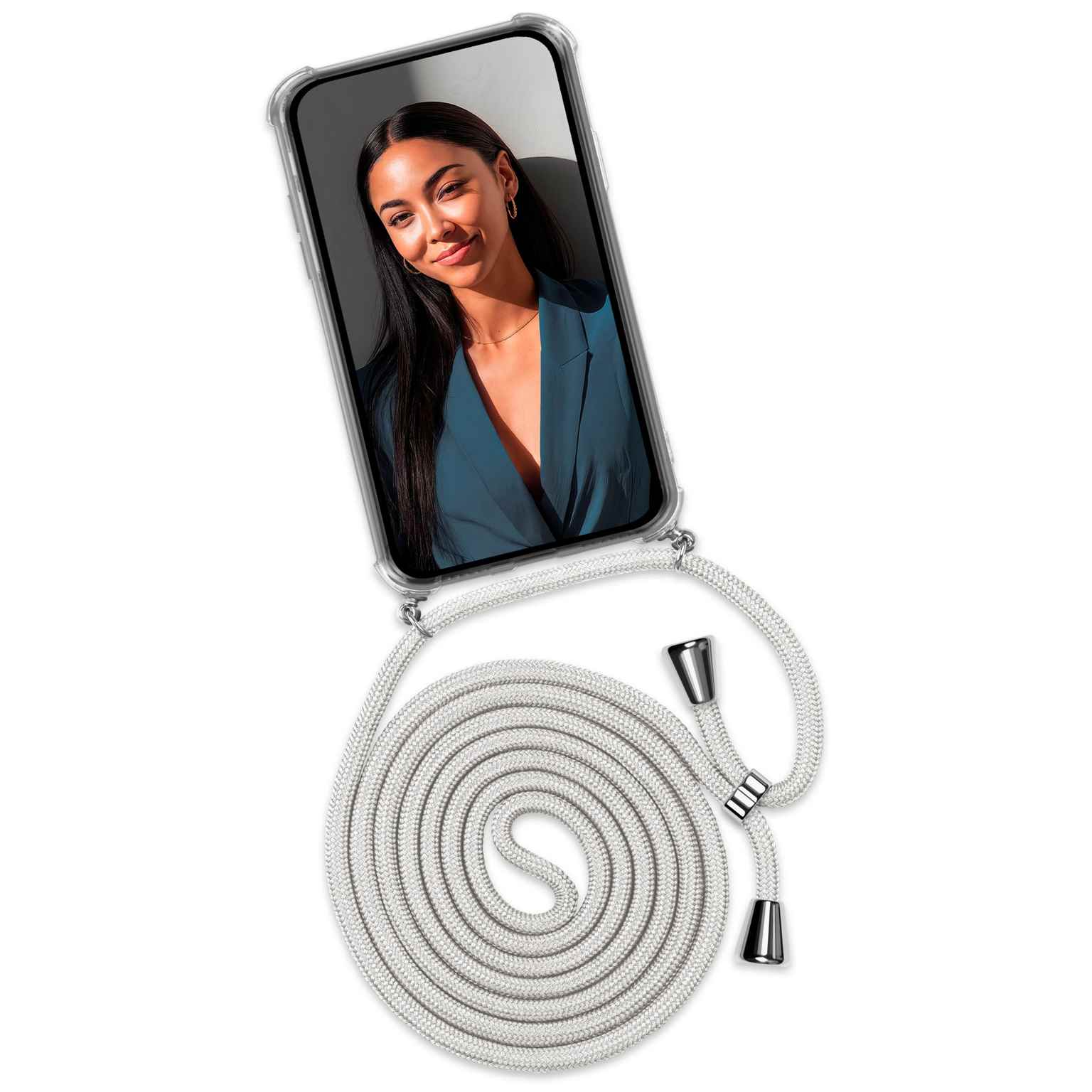 ONEFLOW Twist Case Samsung Galaxy A36 5G Handykette – Stoff Kordel Hauptbild