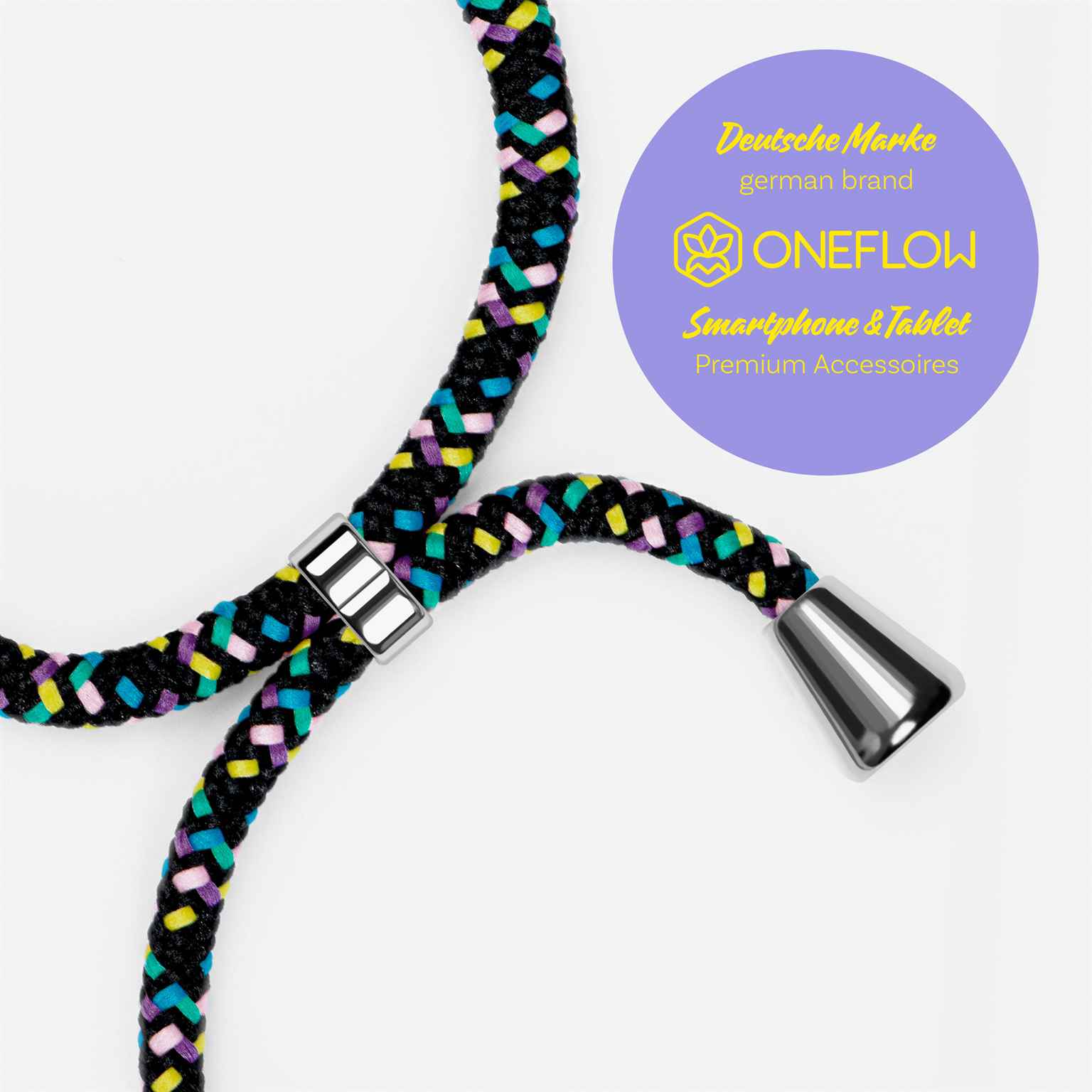 ONEFLOW Twist Case Samsung Galaxy A36 5G Handykette – Stoff Kordel – Weiteres Produktbild 2