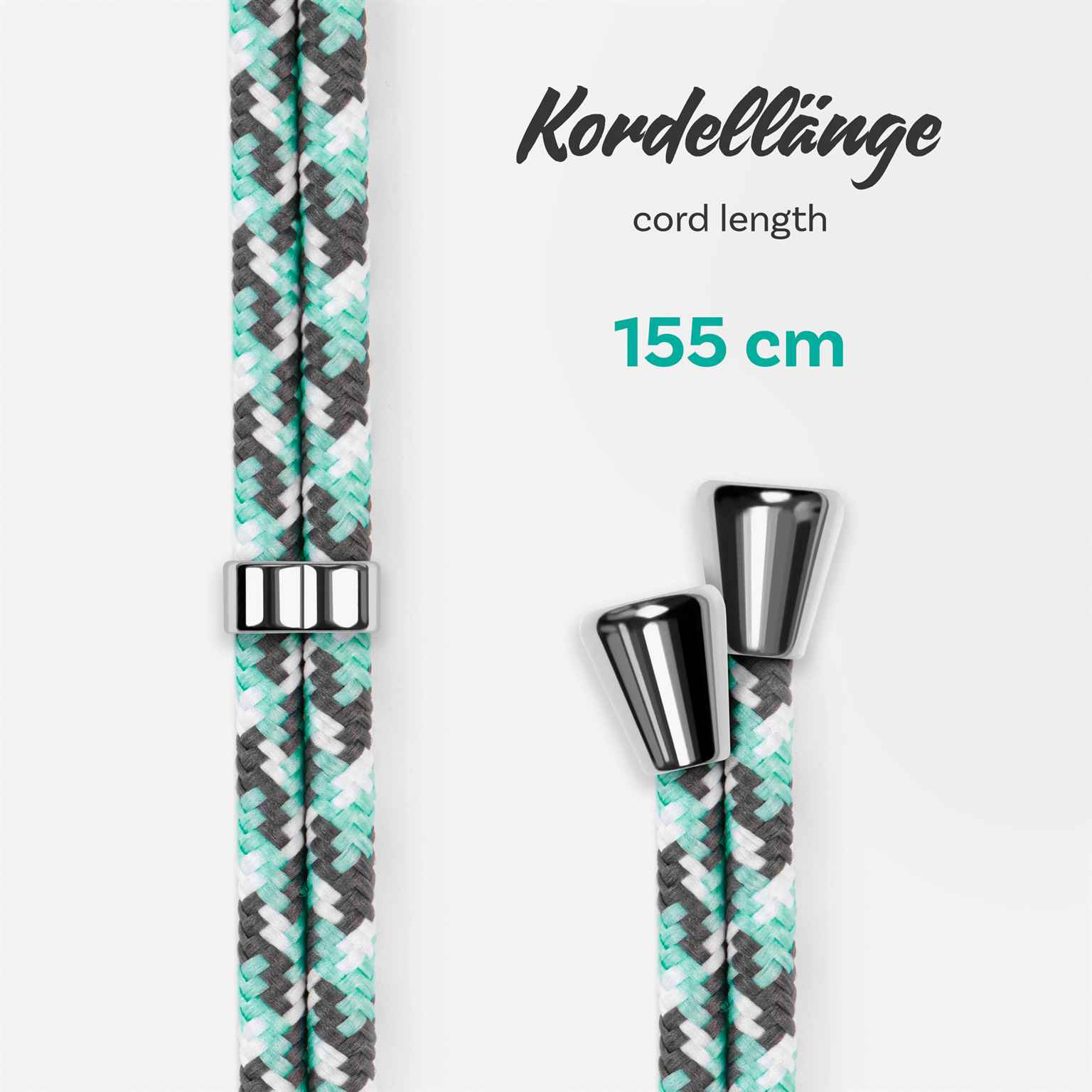 ONEFLOW Twist Case Samsung Galaxy A36 5G Handykette – Stoff Kordel – Weiteres Produktbild 6