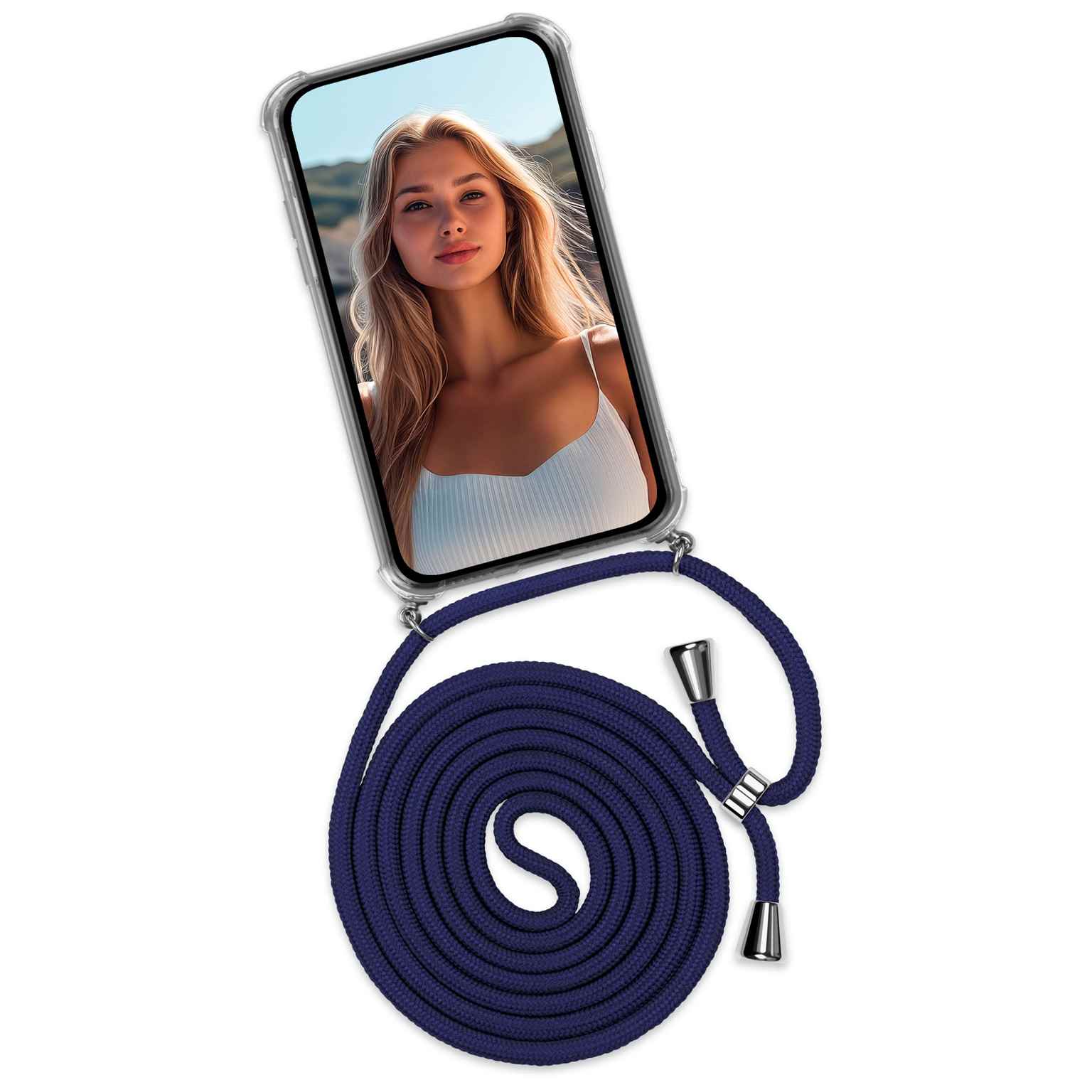 ONEFLOW Twist Case Samsung Galaxy A56 5G Handykette – Stoff Kordel – undefined