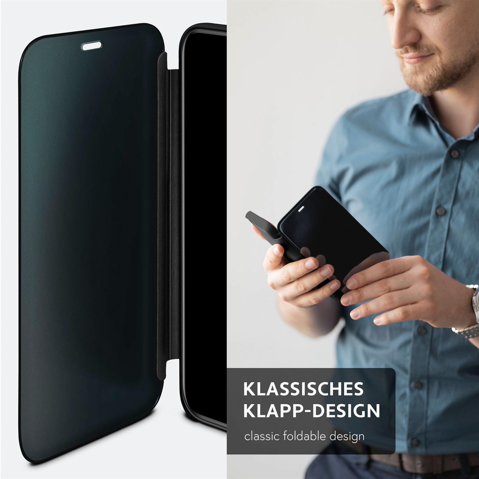 moex Void Case iPhone 15 Pro Max Klapphülle Hochglanz – Weiteres Produktbild 4