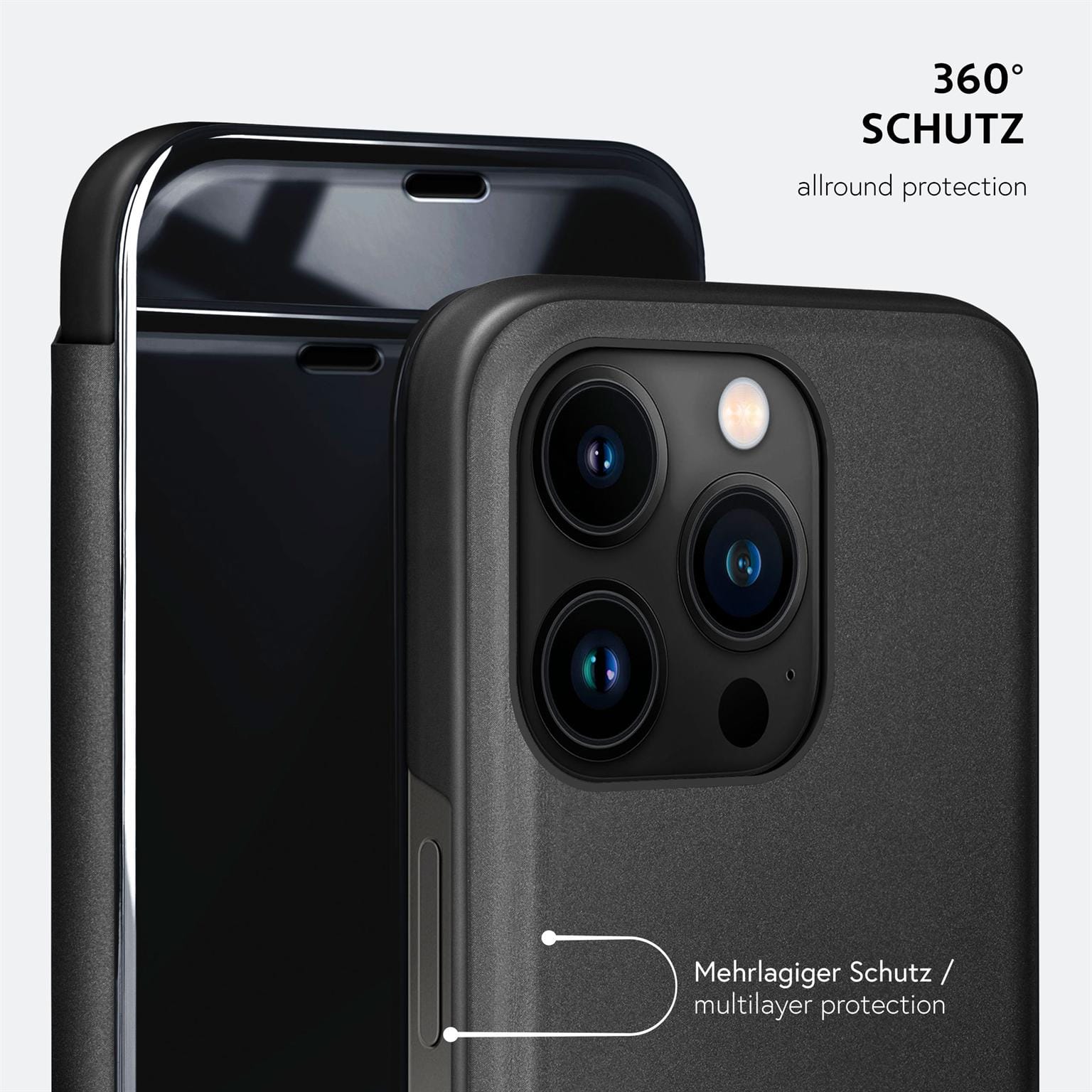 moex Void Case iPhone 16 Pro Klapphülle Hochglanz – Weiteres Produktbild 8