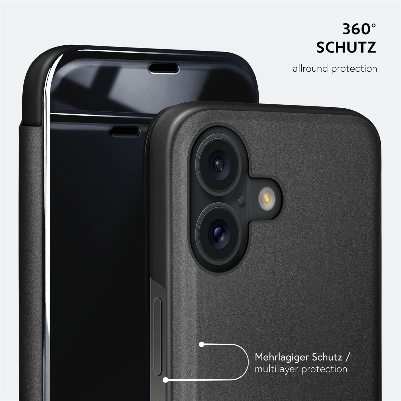 moex Void Case iPhone 16 Klapphülle Hochglanz – Weiteres Produktbild 8